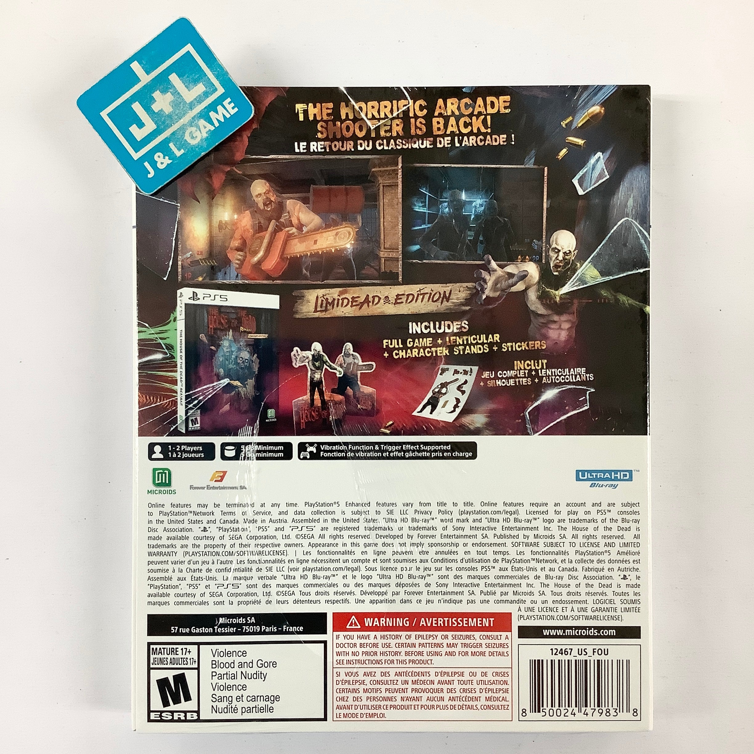 The House of the Dead Remake (Limidead Edition) - (PS5) PlayStation 5 Video Games Microids   