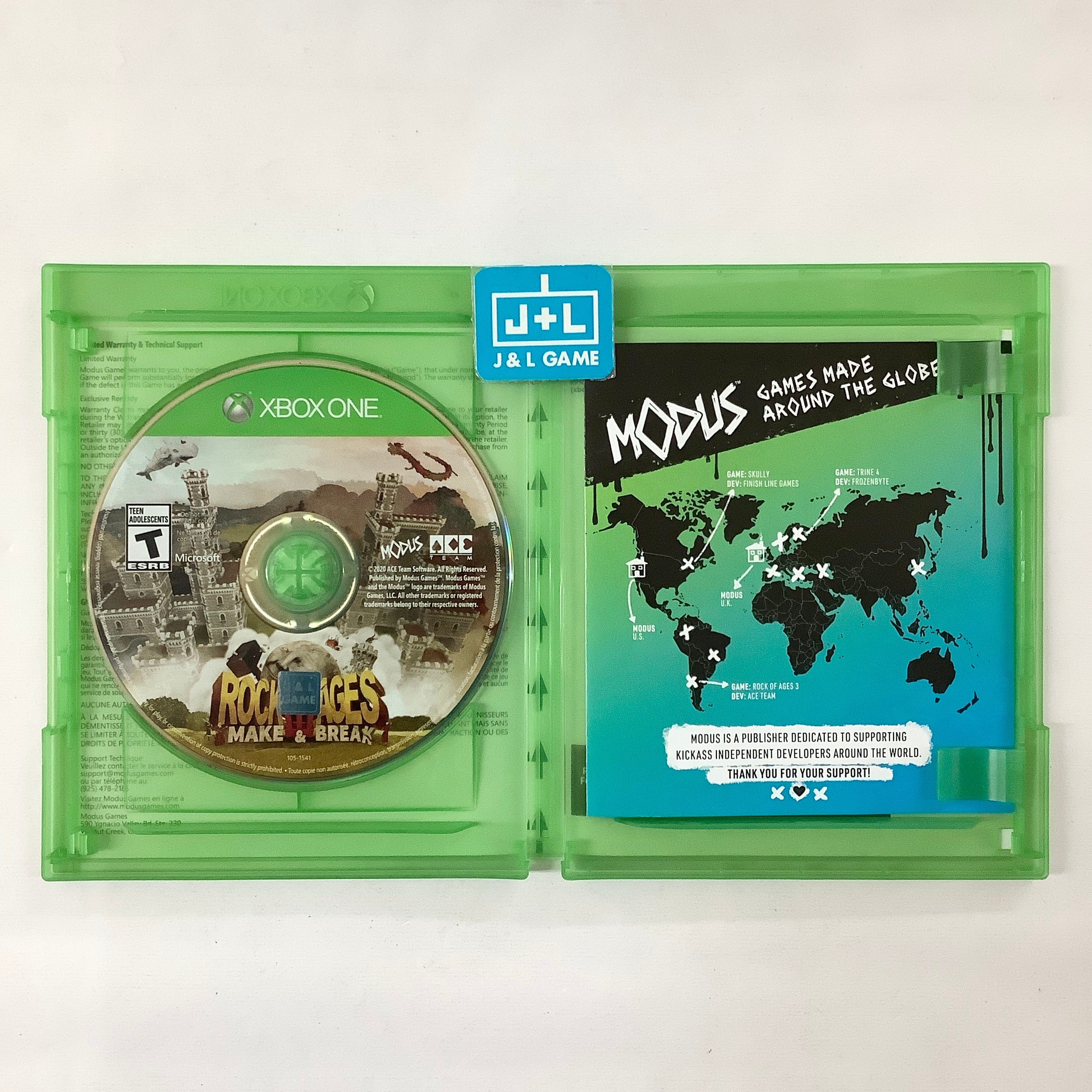 Rock of Ages 3: Make & Break - (XB1) Xbox One [Pre-Owned] Video Games Modus   