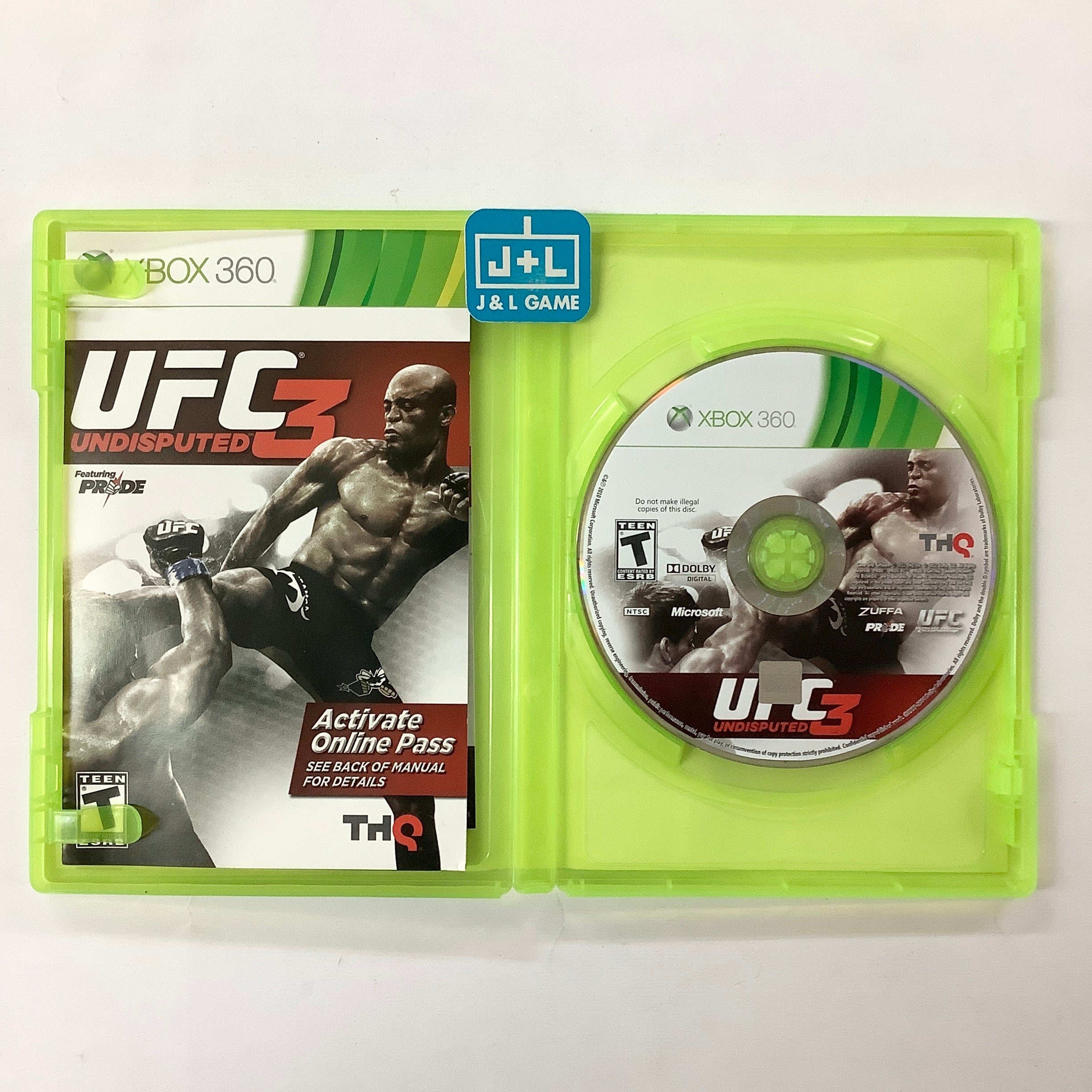 UFC Undisputed 3 - Xbox 360 [Pre-Owned] Video Games THQ   