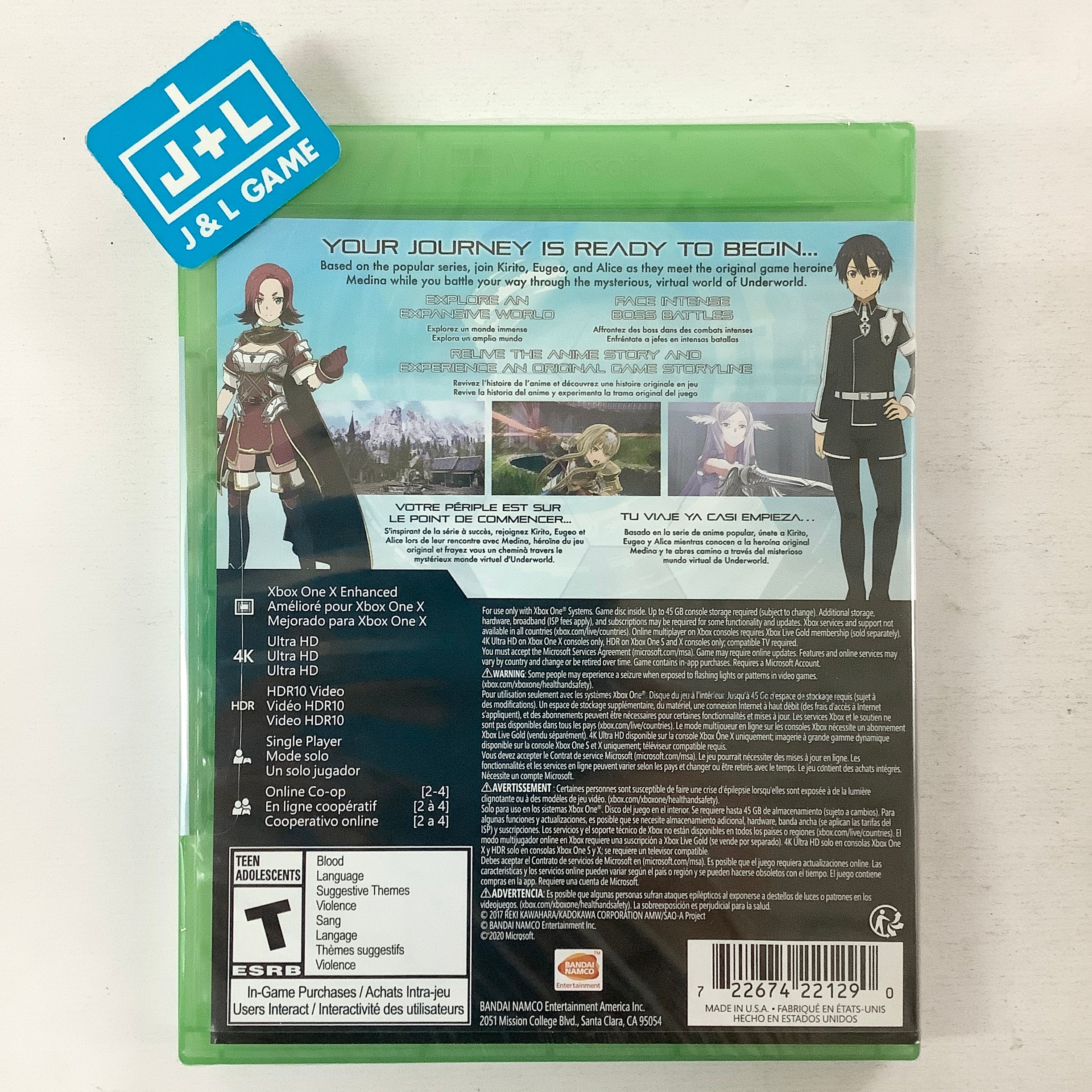 Sword Art Online: Alicization Lycoris - (XB1) Xbox One Video Games Bandai Namco   