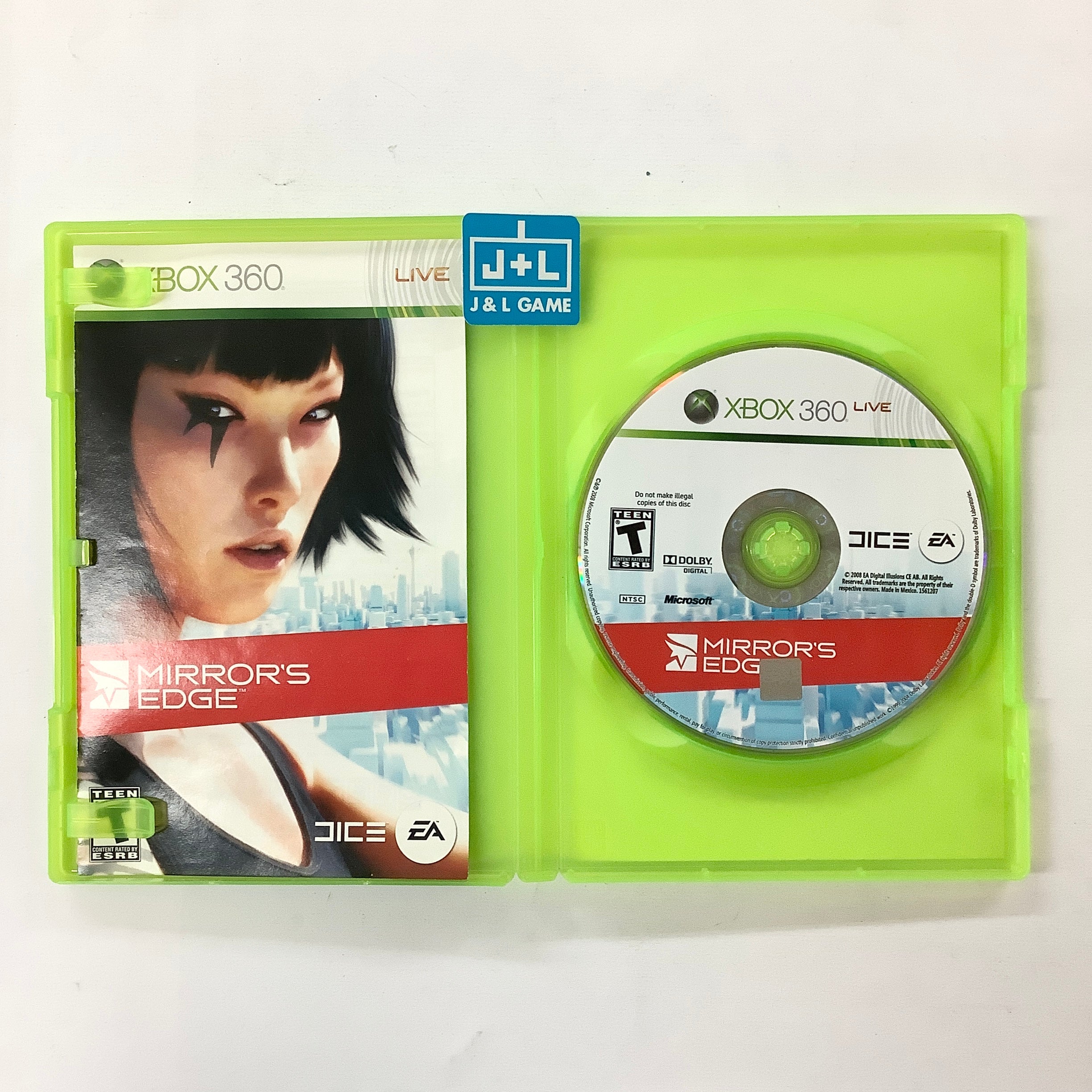 Mirror's Edge - Xbox 360 [Pre-Owned] Video Games EA Games   