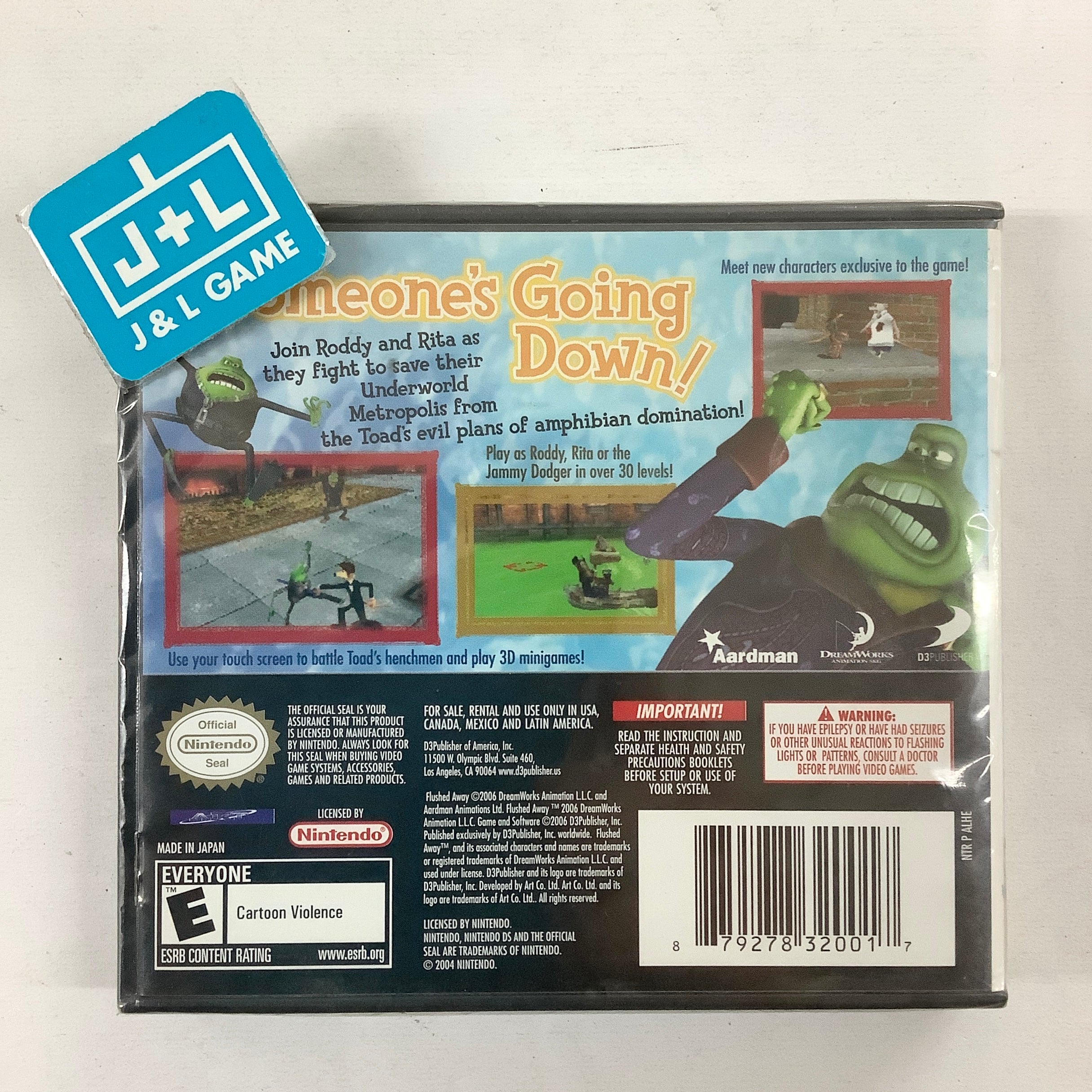 Flushed Away - (NDS) Nintendo DS Video Games D3Publisher   