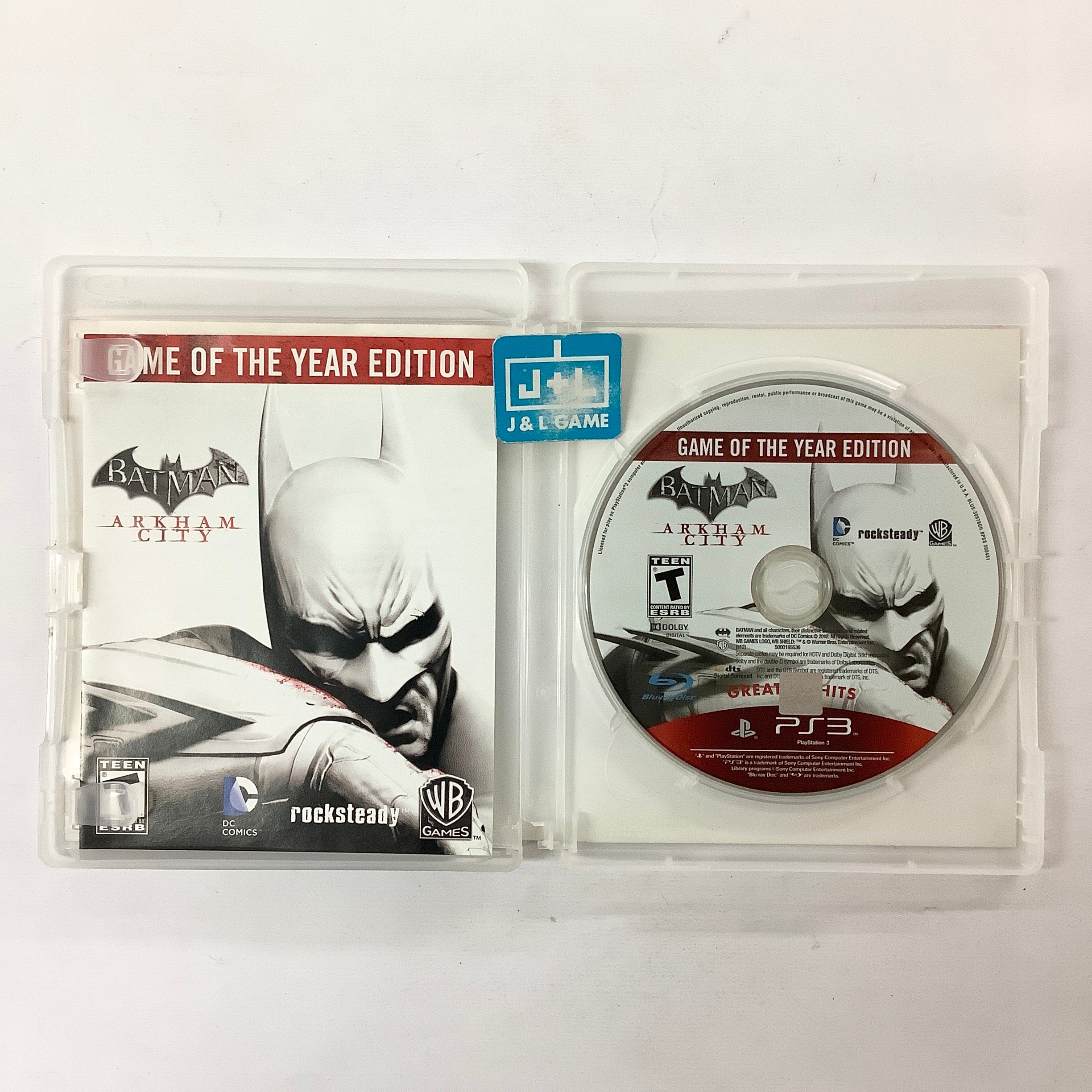 Batman: Arkham Asylum + Batman: Arkham City Dual Pack (Greatest Hits) - (PS3) Playstation 3 [Pre-Owned] Video Games Warner Bros. Interactive Entertainment   