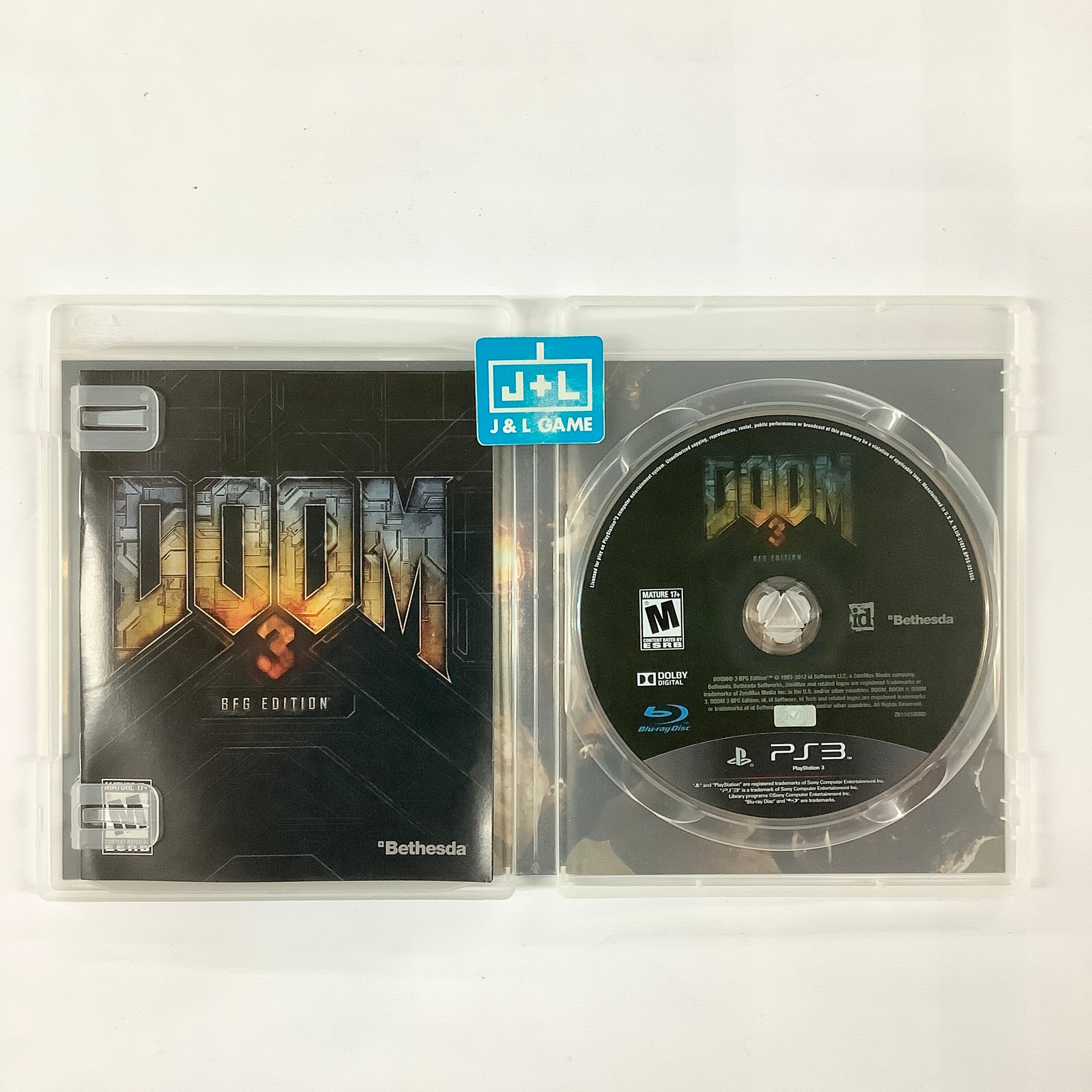 Doom 3 BFG Edition - (PS3) PlayStation 3 [Pre-Owned] Video Games Bethesda Softworks   