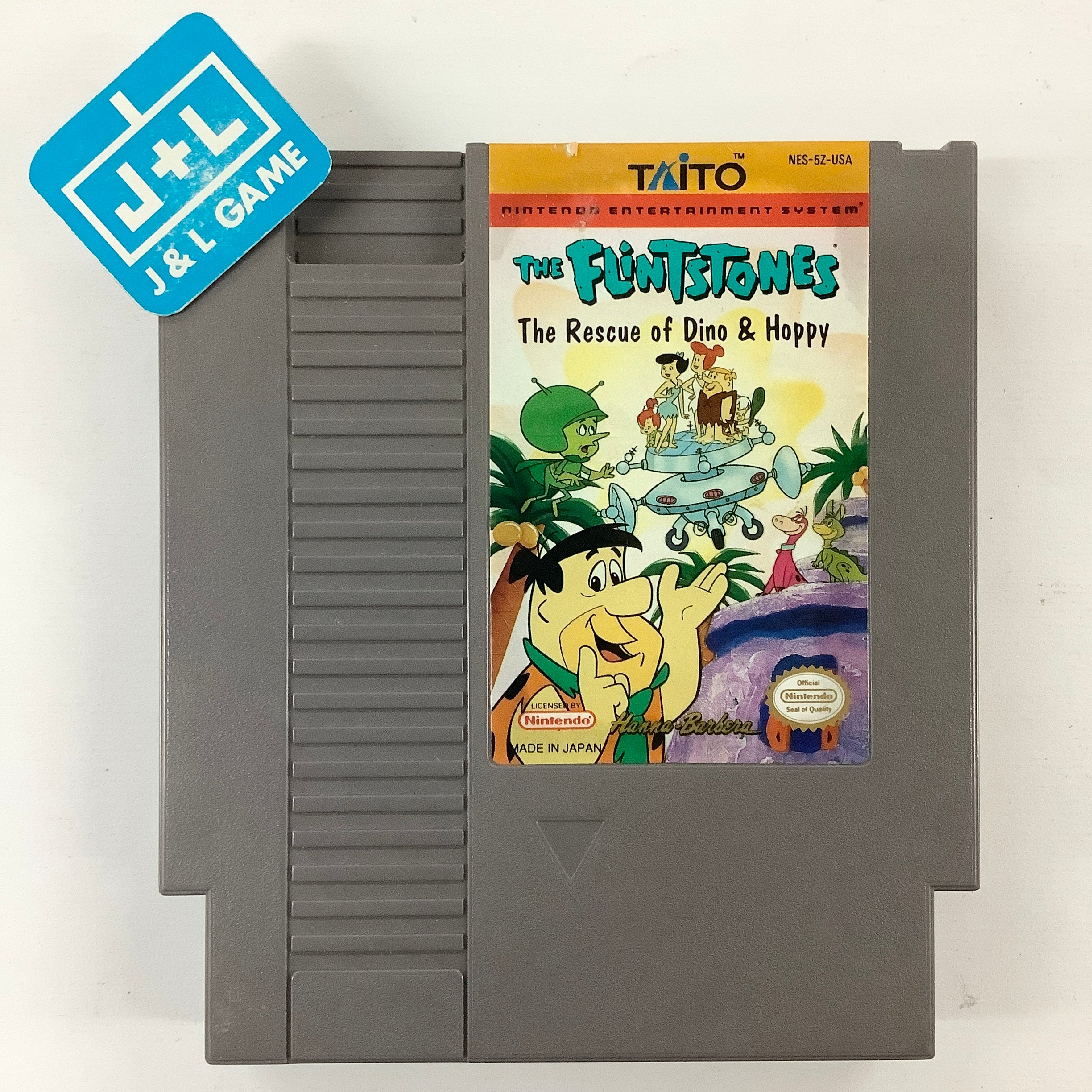 The Flintstones: The Rescue of Dino & Hoppy - (NES) Nintendo Entertainment System [Pre-Owned] Video Games Taito Corporation   