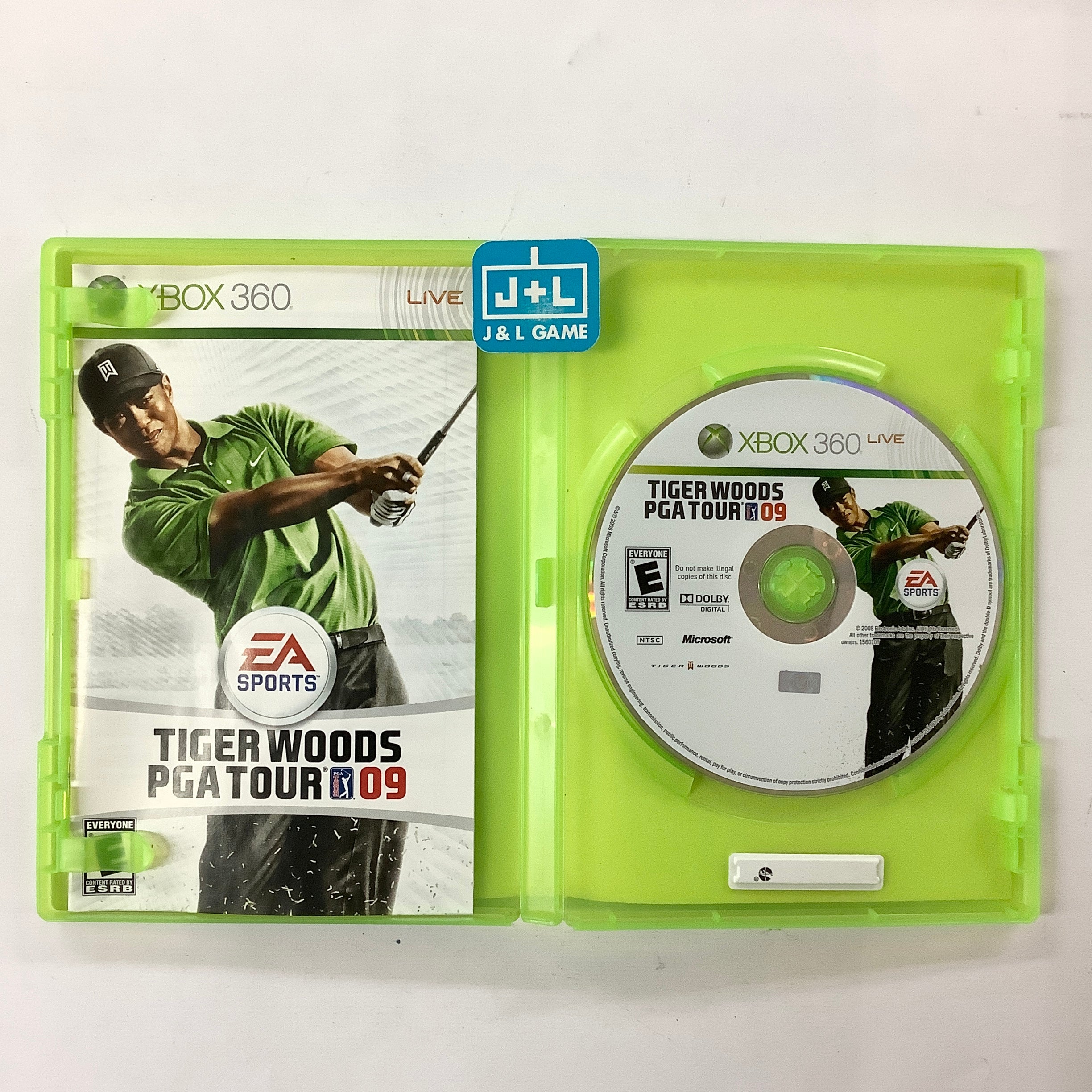 Tiger Woods PGA Tour 09 - Xbox 360 [Pre-Owned] Video Games Electronic Arts   