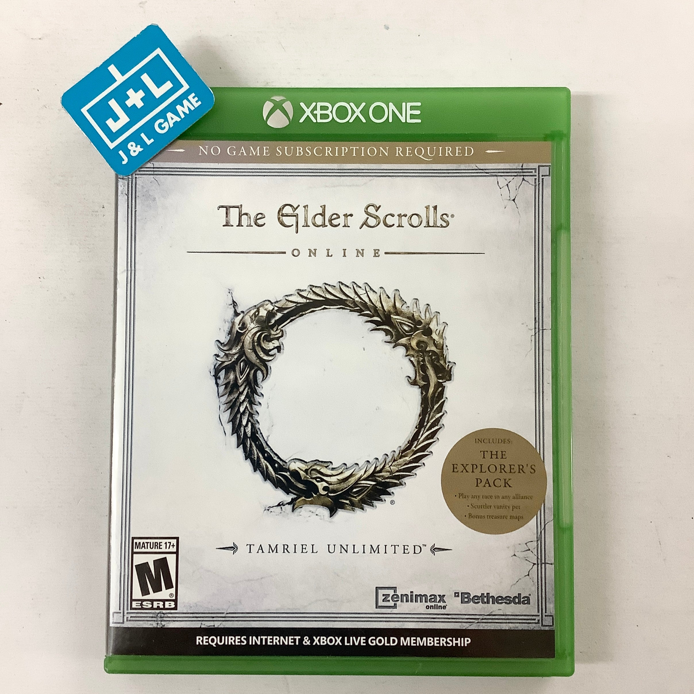 The Elder Scrolls Online: Tamriel Unlimited - (XB1) Xbox One [Pre-Owned] Video Games Bethesda Softworks   