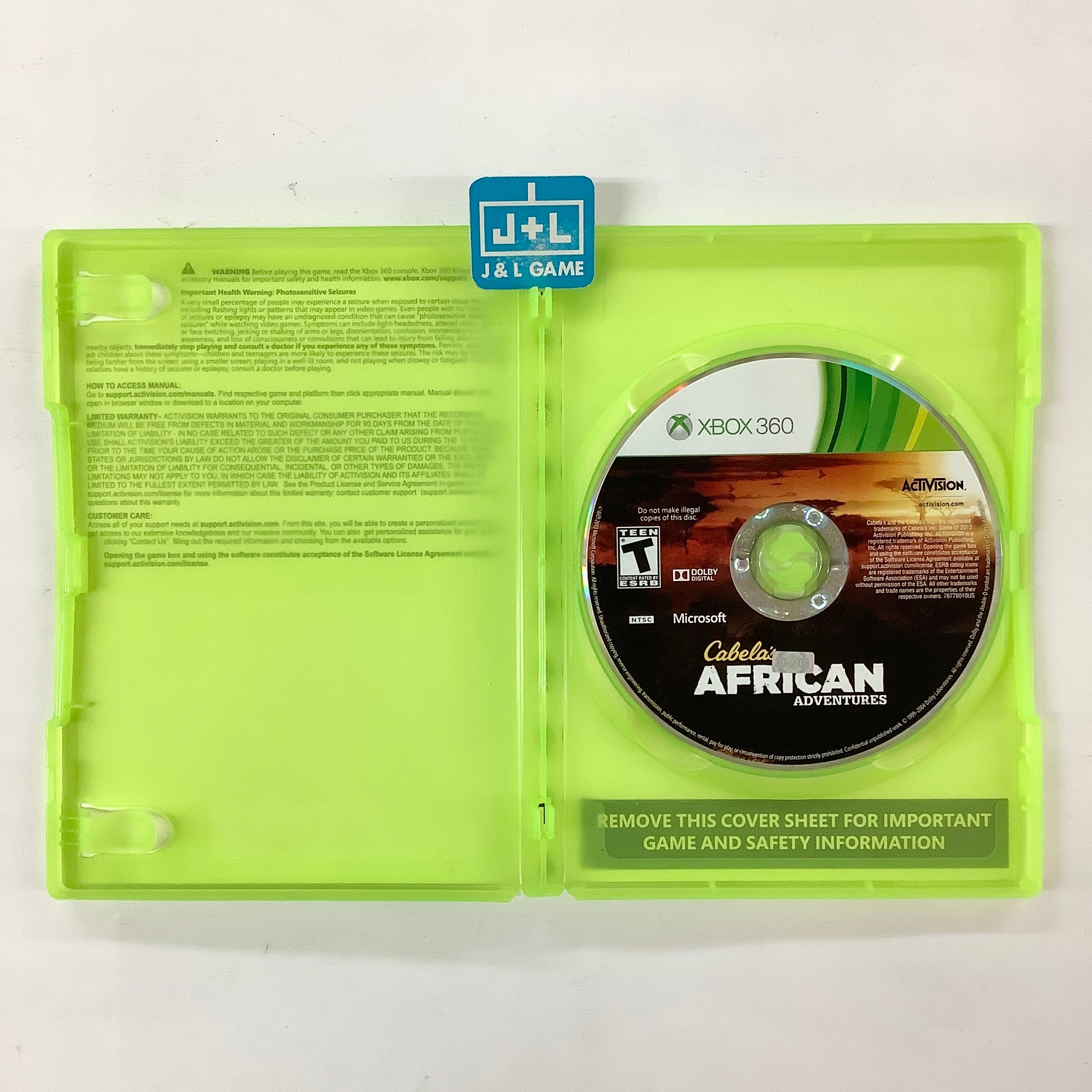 Cabela's African Adventures - Xbox 360 [Pre-Owned] Video Games Activision Value   