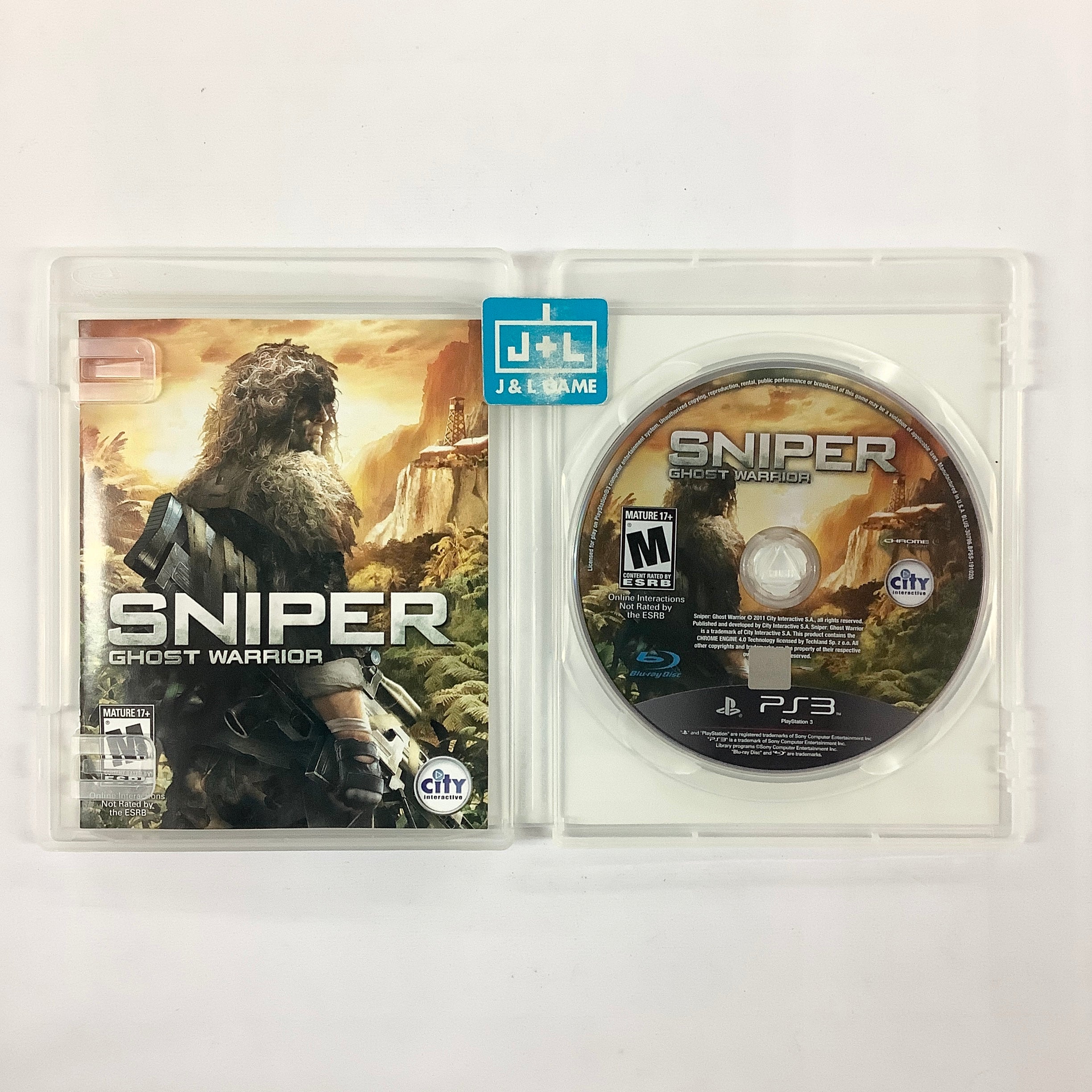 Sniper: Ghost Warrior - (PS3) PlayStation 3 (Pre-Owned) Video Games City Interactive   