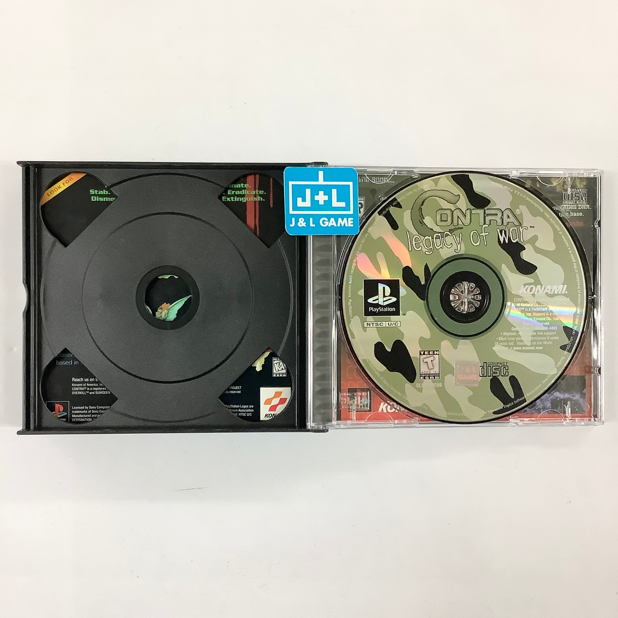 Contra: Legacy of War (Dual Disc Case) - (PS1) PlayStation 1 [Pre-Owned] Video Games Konami   