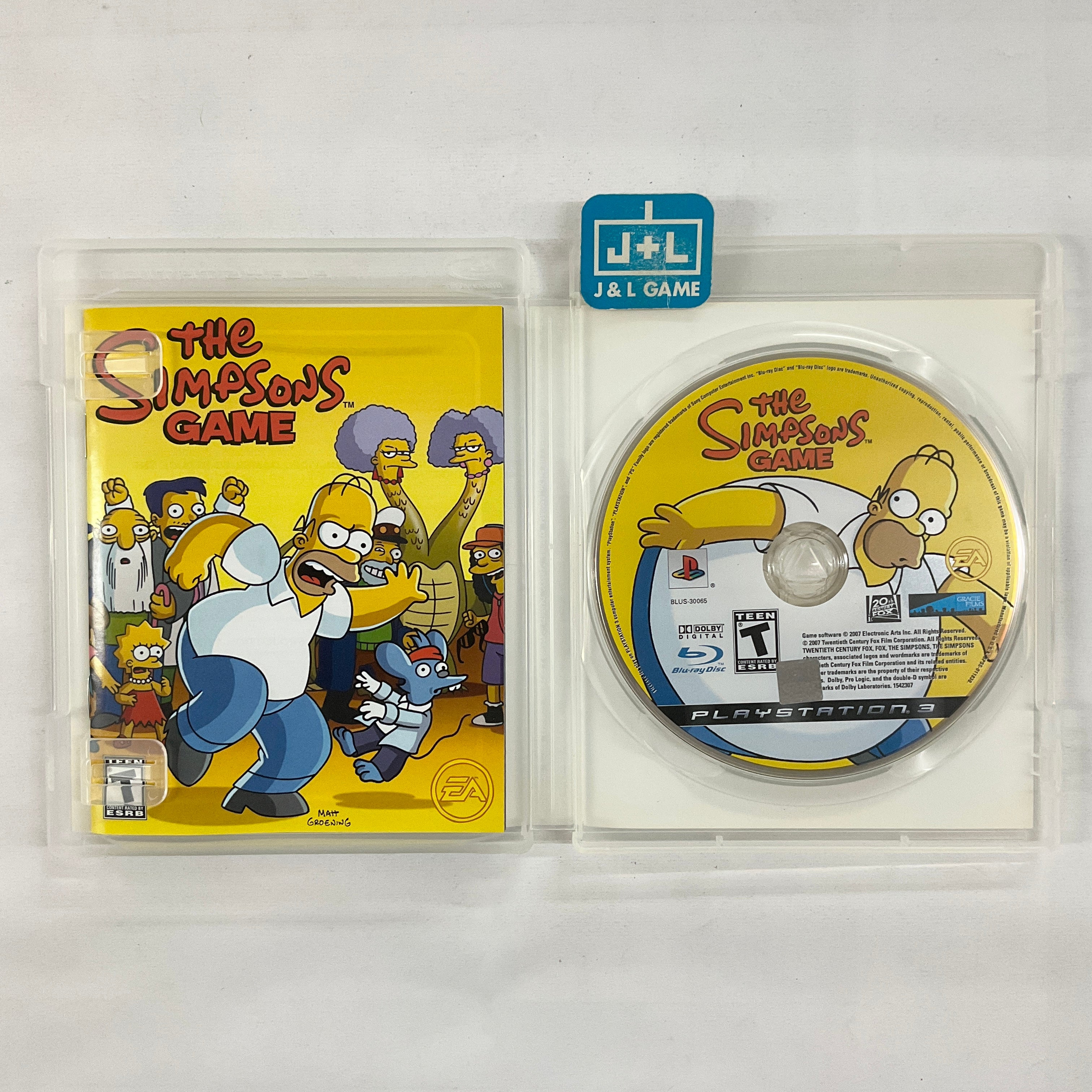 The Simpsons Game - (PS3) PlayStation 3 [Pre-Owned] Video Games EA Games   