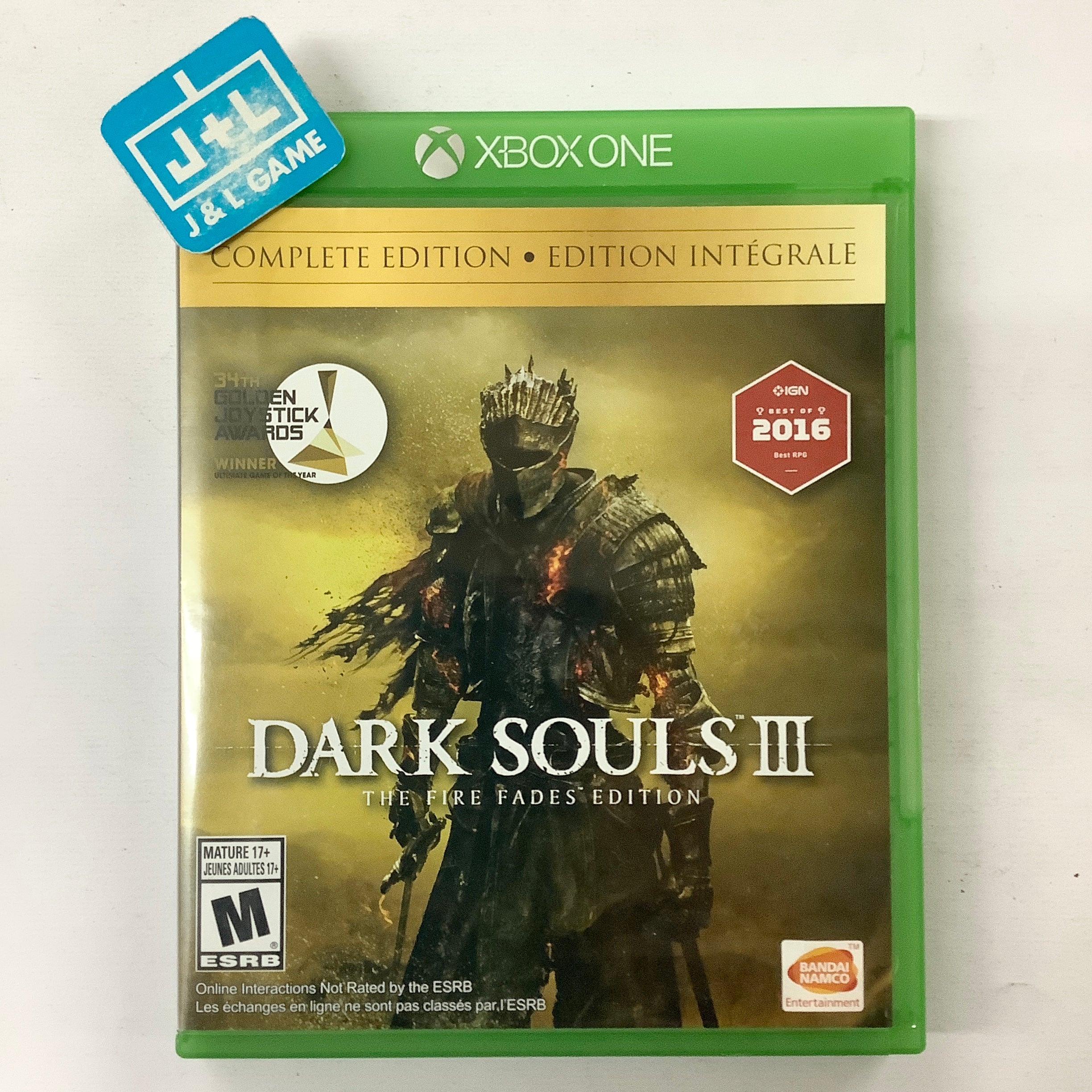 Dark Souls III: The Fire Fades Edition - (XB1) Xbox One [Pre-Owned] Video Games Bandai Namco Games   