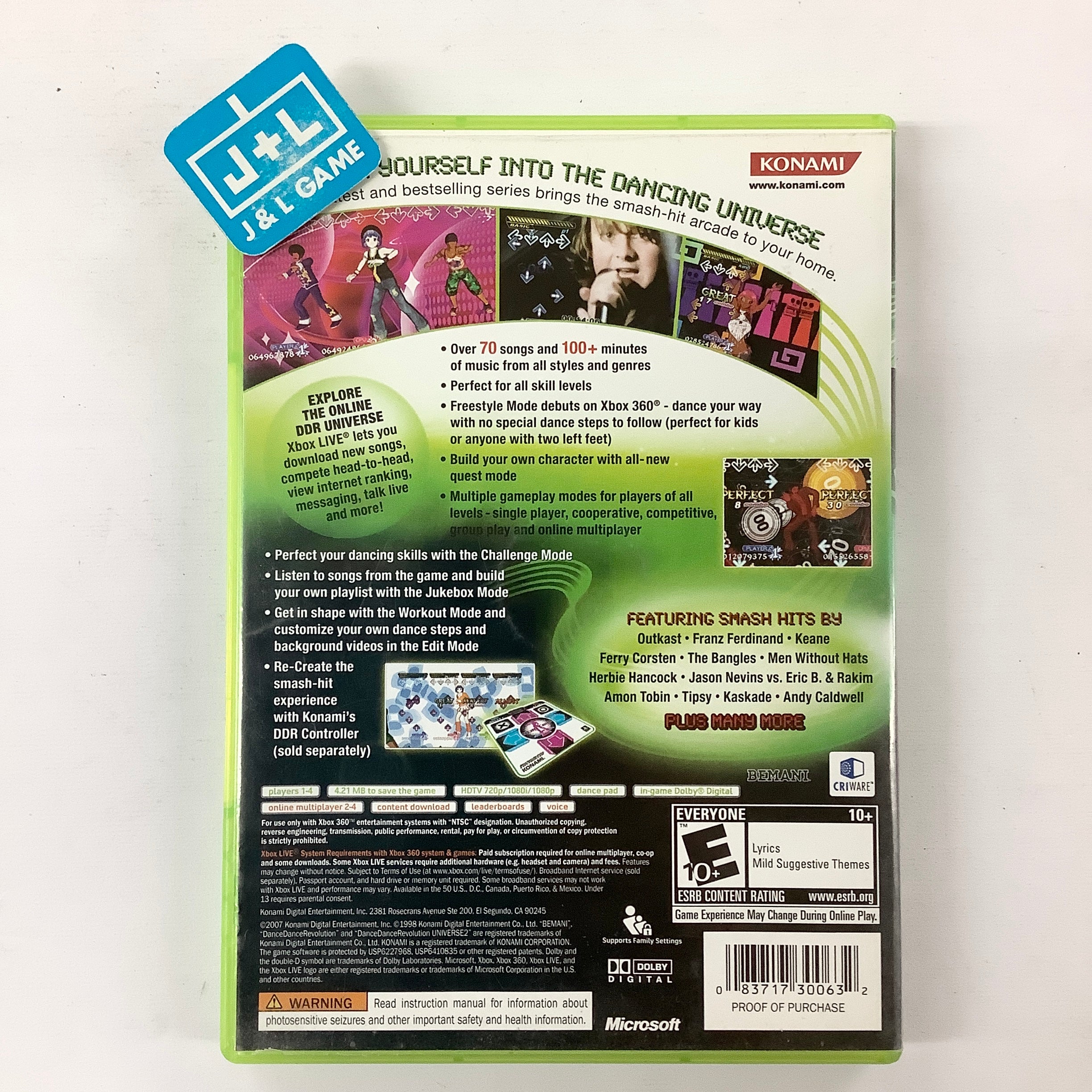 Dance Dance Revolution Universe 2 - Xbox 360 [Pre-Owned] Video Games Konami   