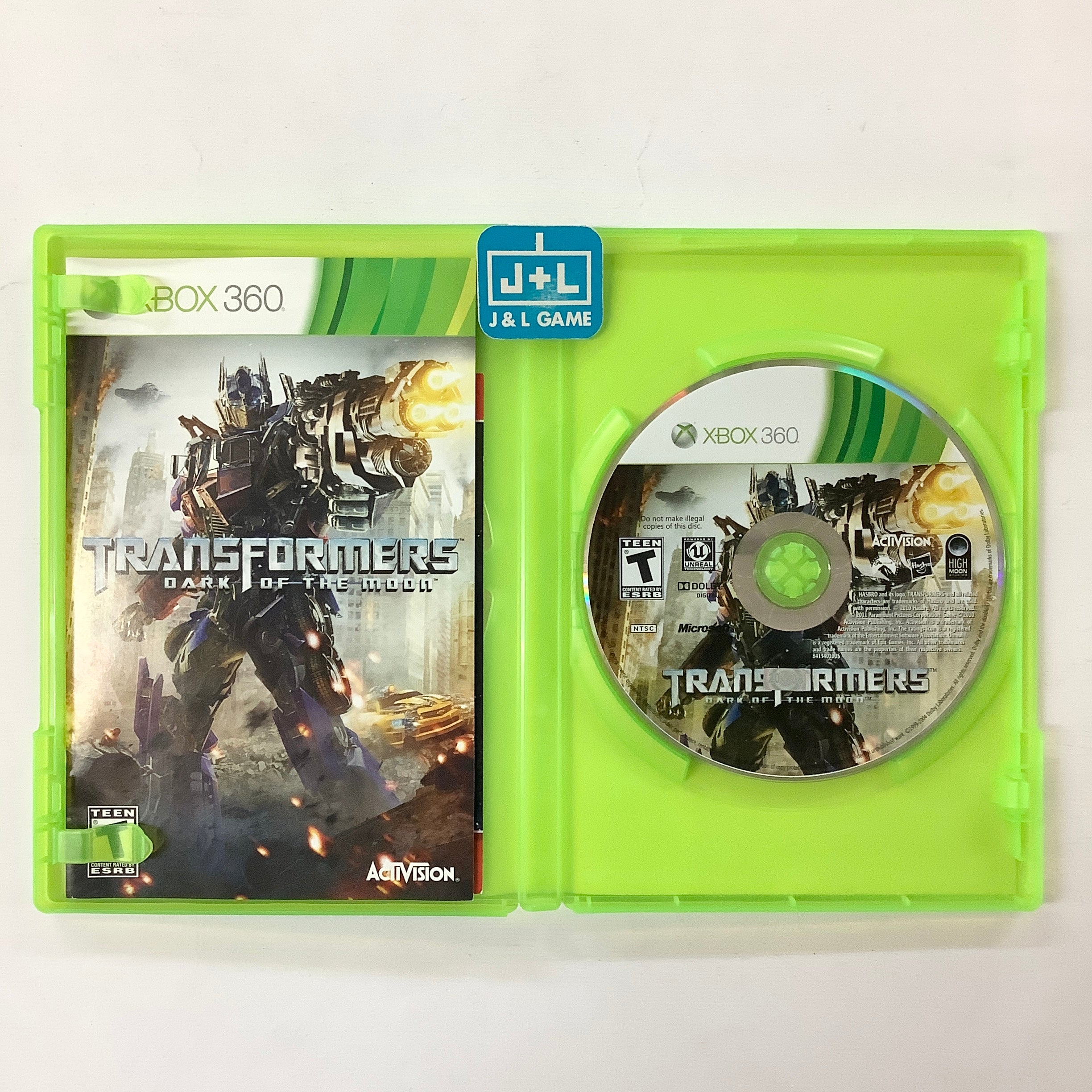 Transformers: Dark of the Moon - Xbox 360 [Pre-Owned] Video Games Activision   