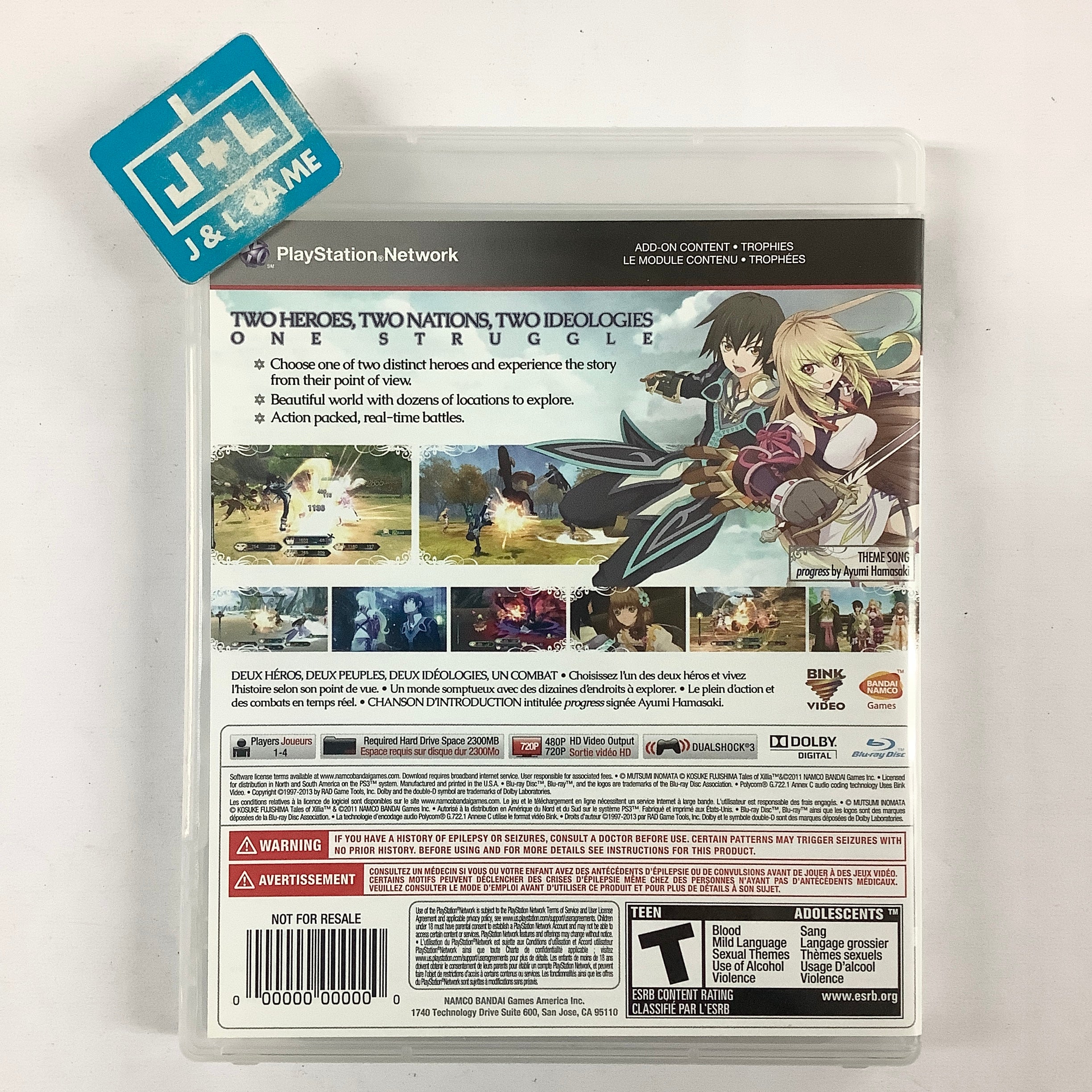 Tales of Xillia (Limited Edition) - (PS3) PlayStation 3 [Pre-Owned] Video Games Bandai Namco Games   