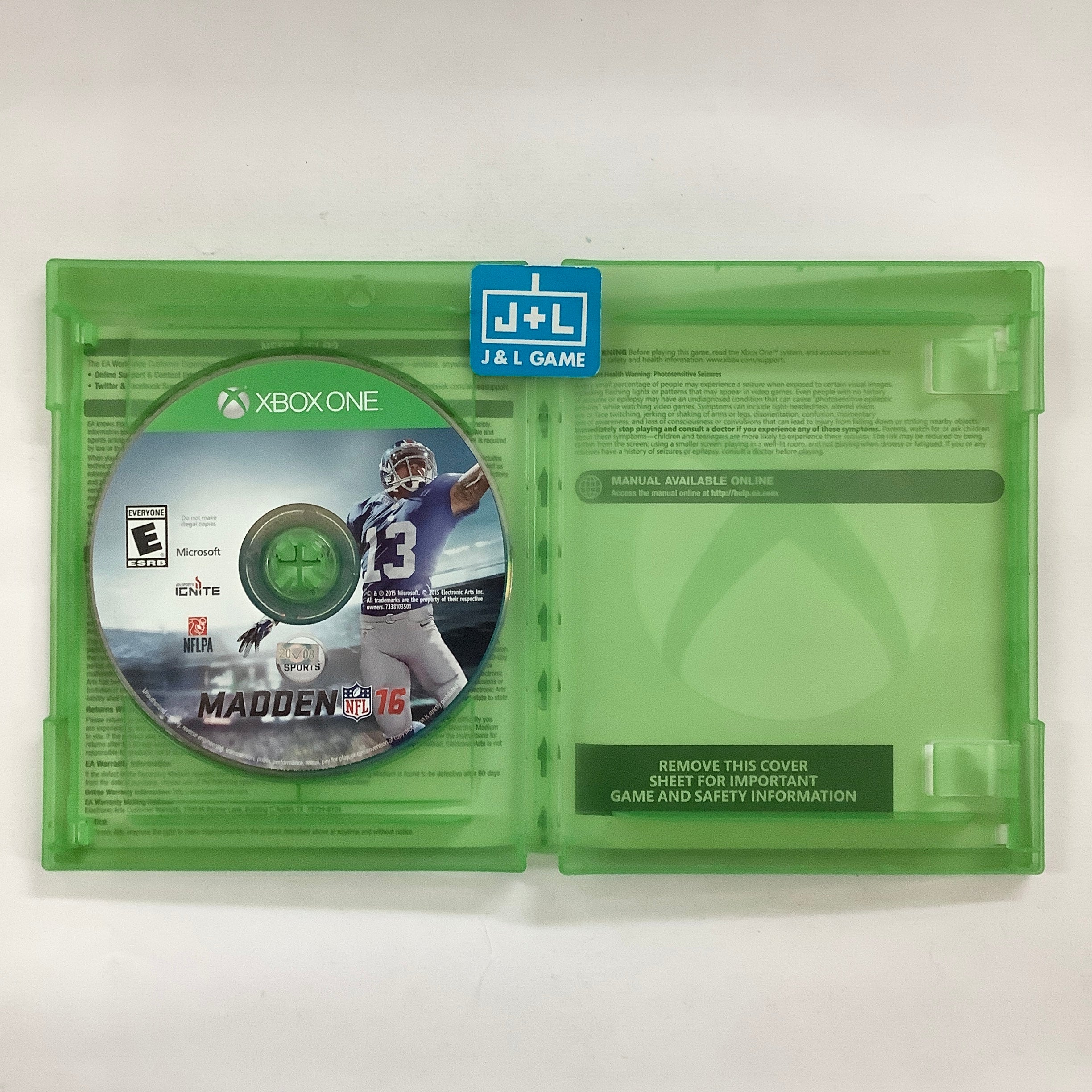 Madden NFL 16 - (XB1) Xbox One [Pre-Owned] Video Games EA Sports   