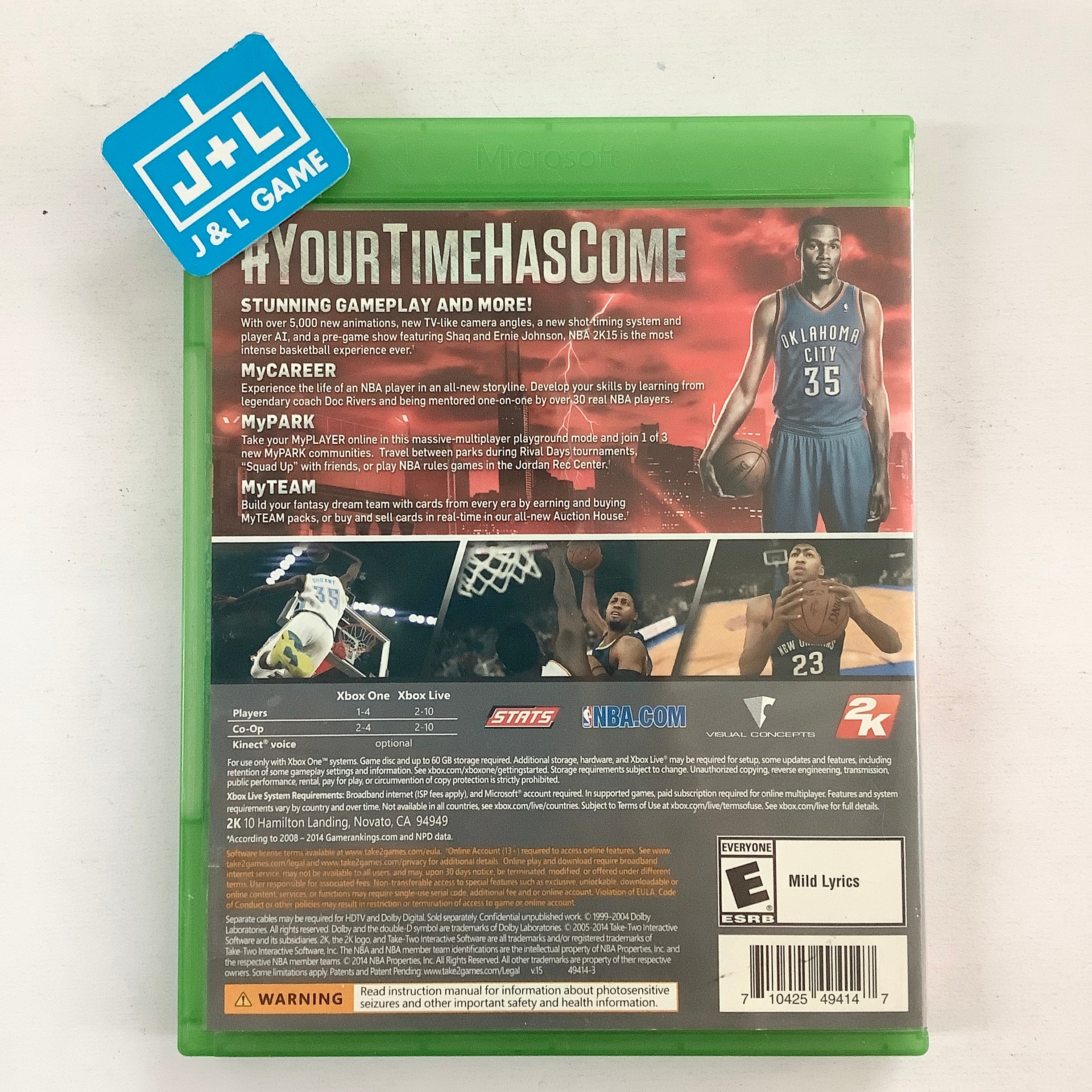 NBA 2K15 - (XB1) Xbox One [Pre-Owned] Video Games 2K Sports   