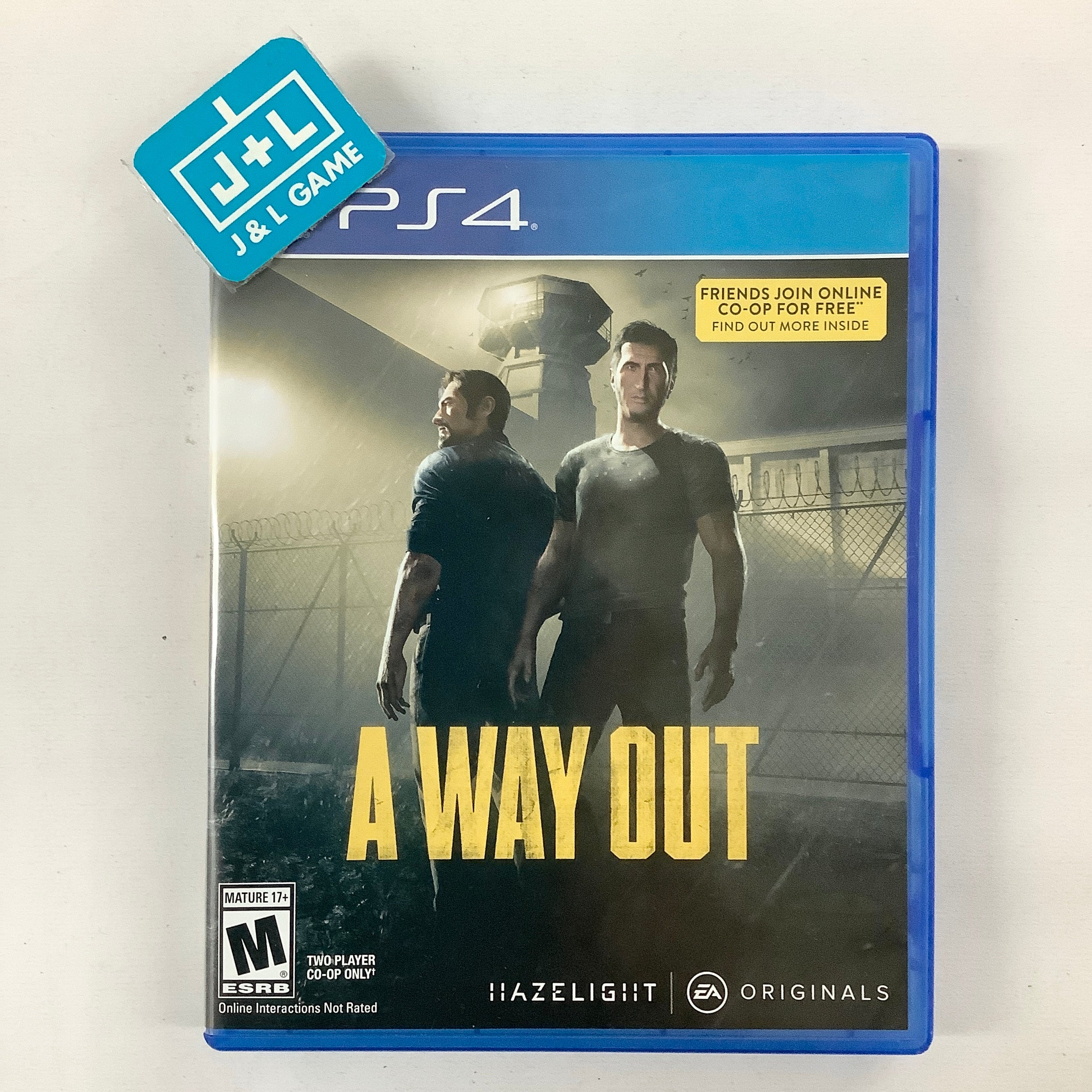 A Way Out - (PS4) PlayStation 4 [Pre-Owned] Video Games Electronic Arts   