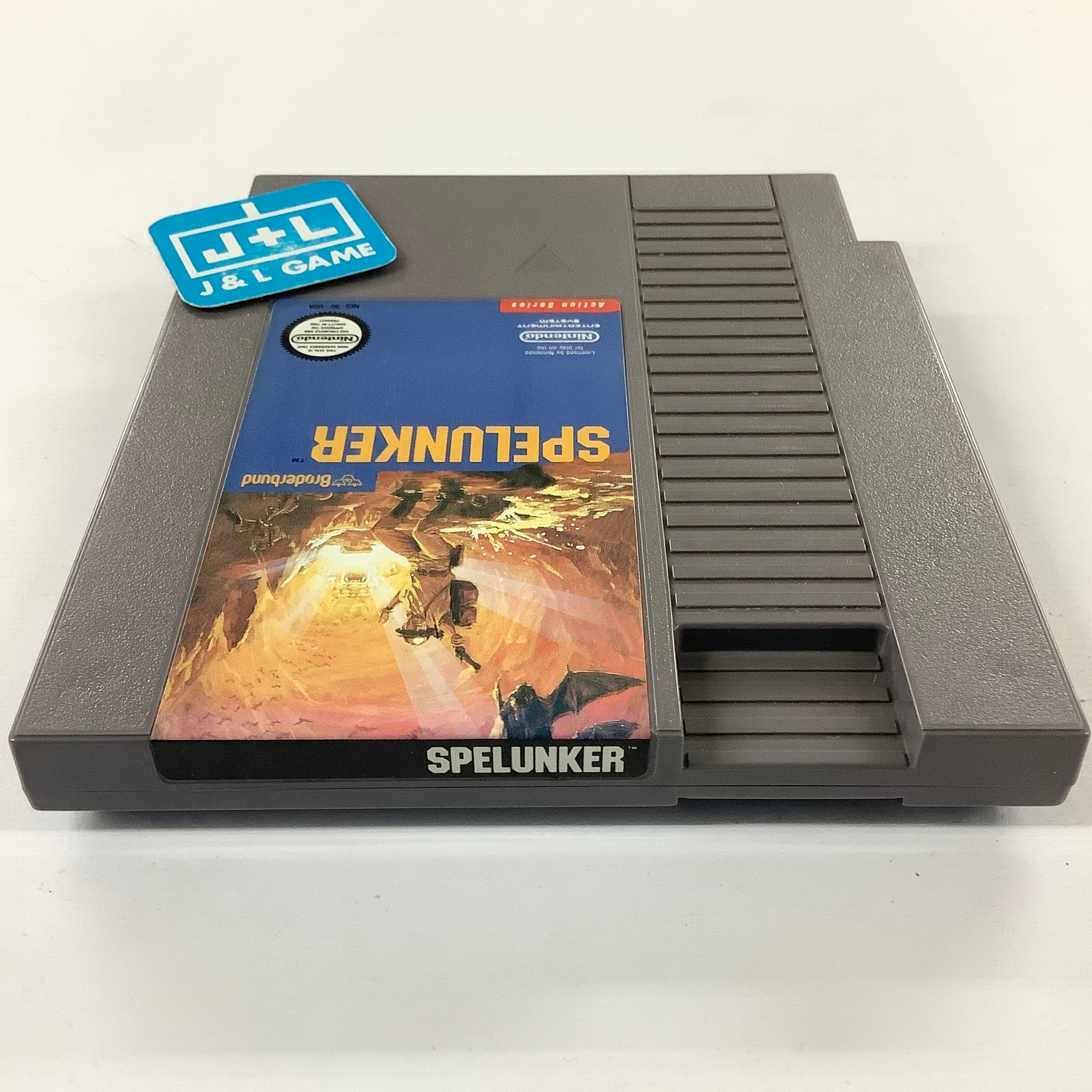 Spelunker - (NES) Nintendo Entertainment System [Pre-Owned] Video Games Broderbund   