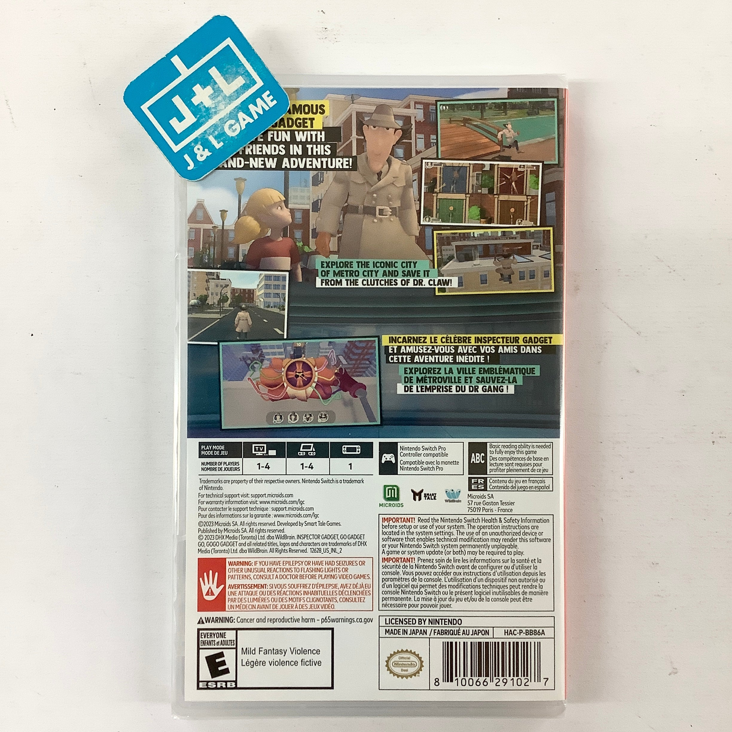 Inspector Gadget: Mad Time Party - (NSW) Nintendo Switch Video Games Microids   