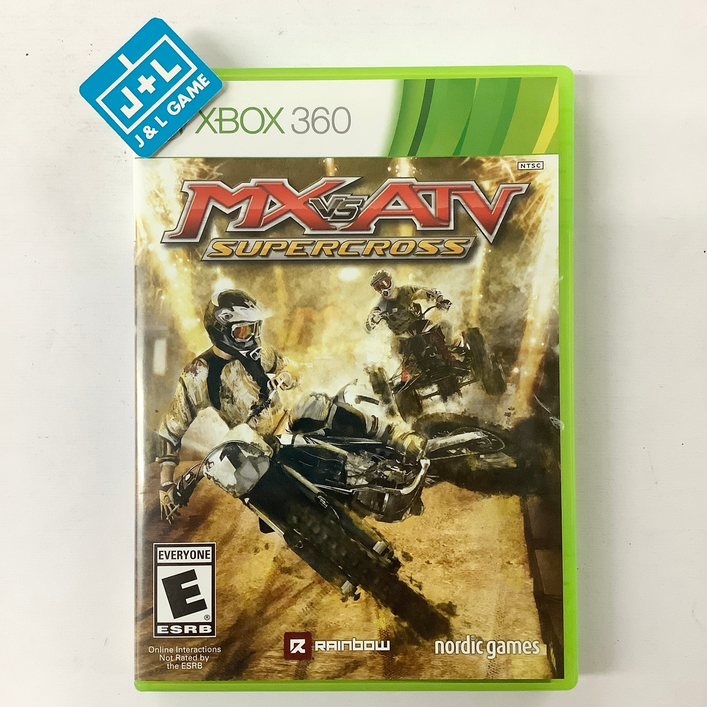 MX Vs ATV: Supercross - Xbox 360 [Pre-Owned] Video Games Nordic Games Publishing   