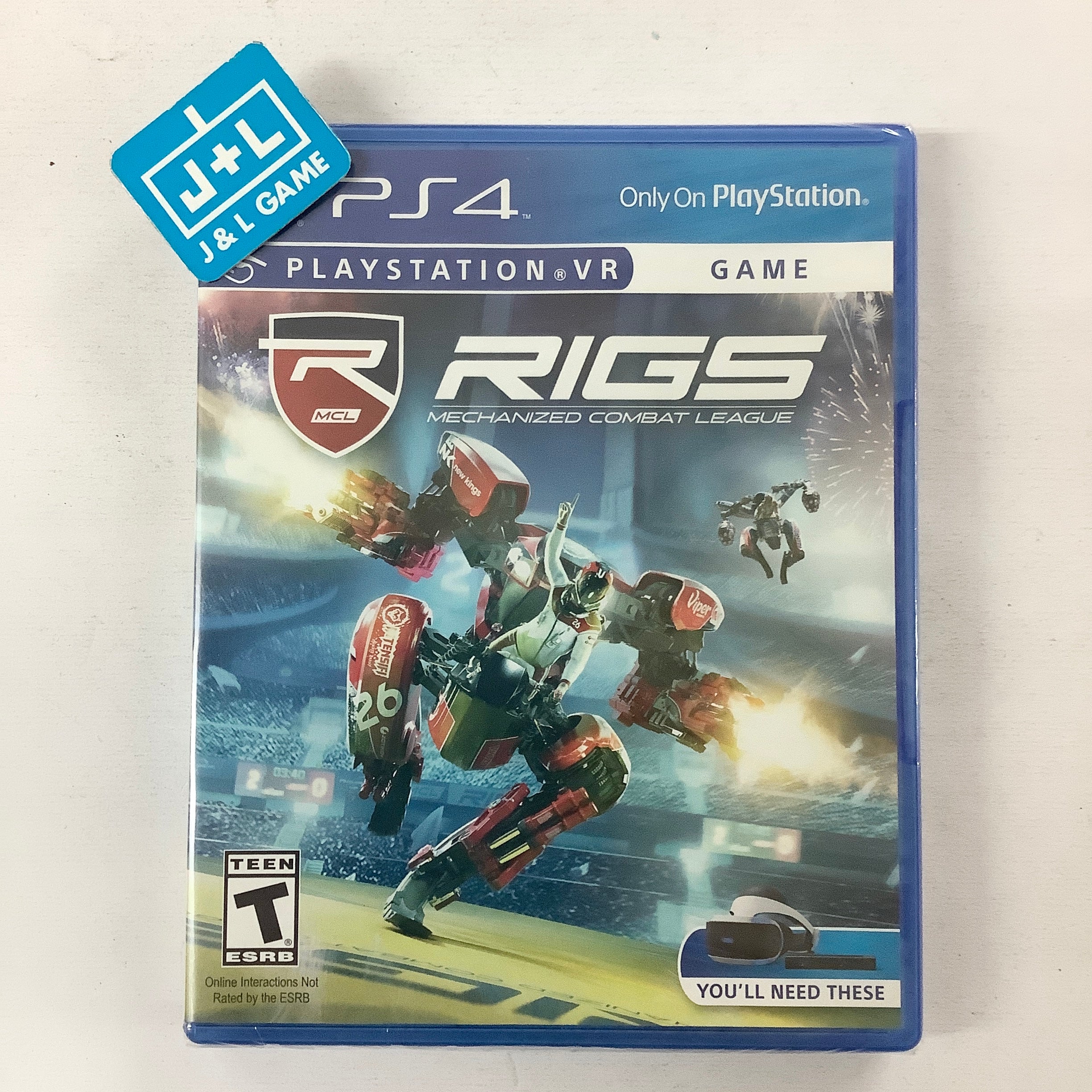 RIGS: Mechanized Combat League (PlayStation VR) - (PS4) PlayStation 4 Video Games Sony Interactive Entertainment   