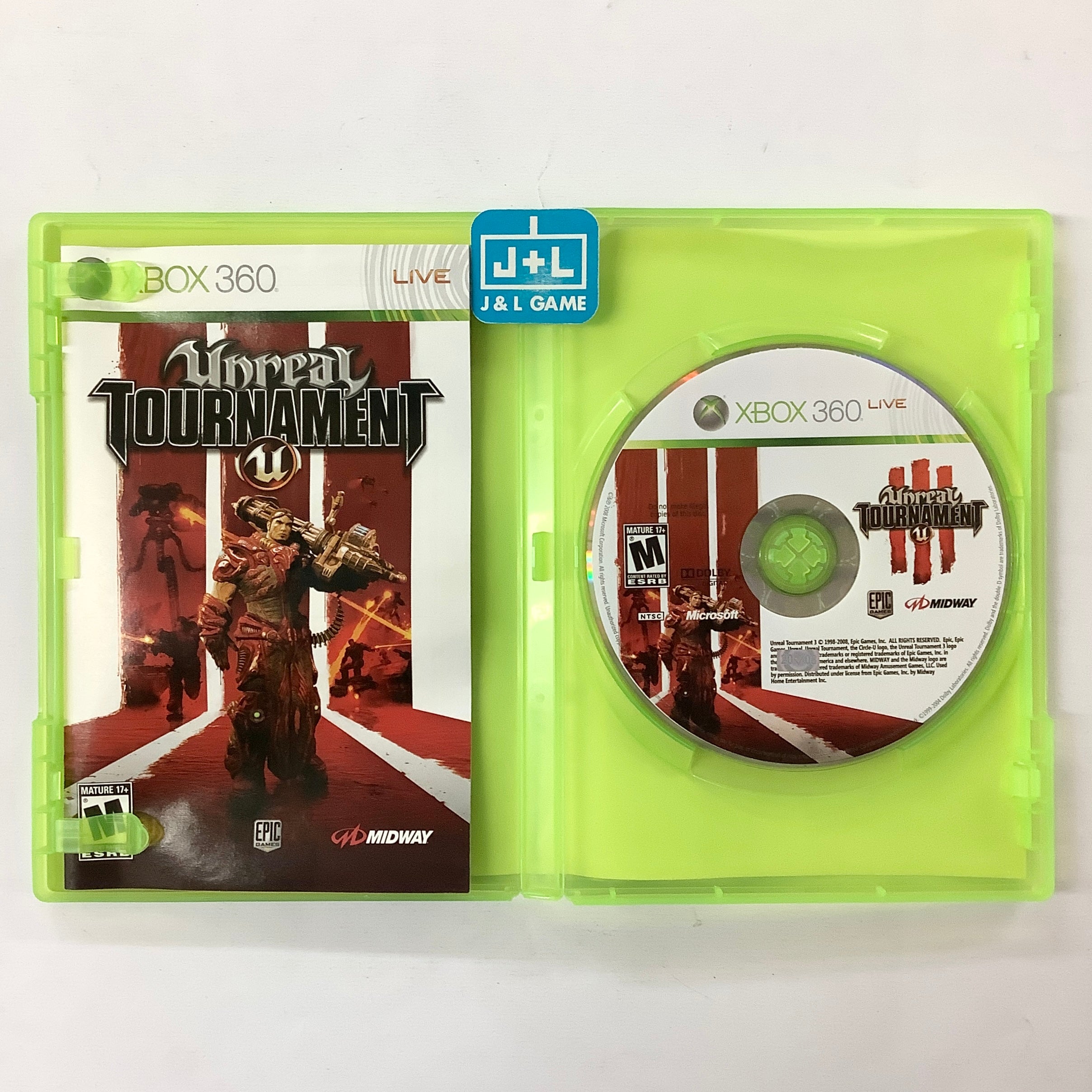 Unreal Tournament III - Xbox 360 [Pre-Owned] Video Games Midway   