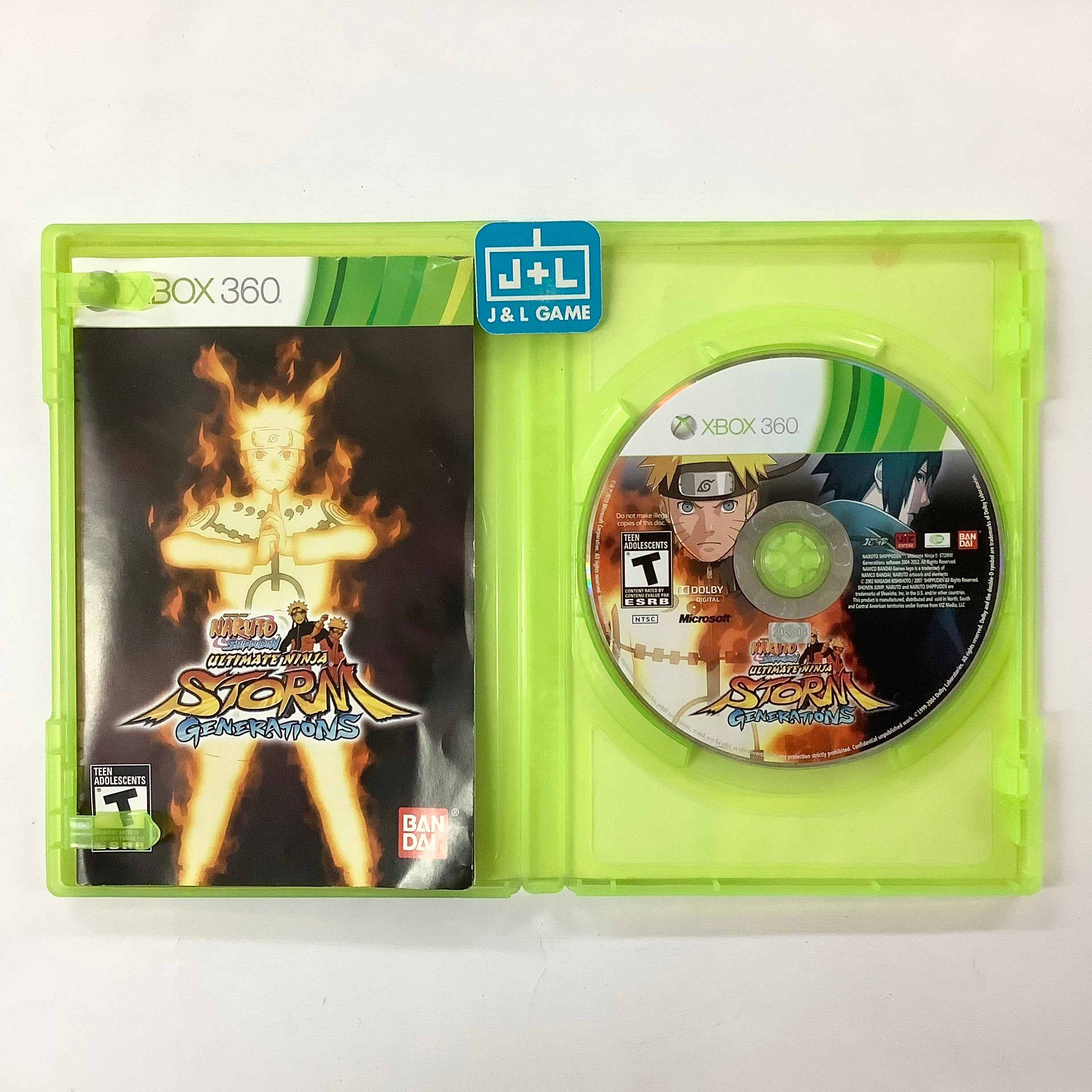 Naruto Shippuden: Ultimate Ninja Storm Generations - Xbox 360 [Pre-Owned] Video Games Namco Bandai Games   