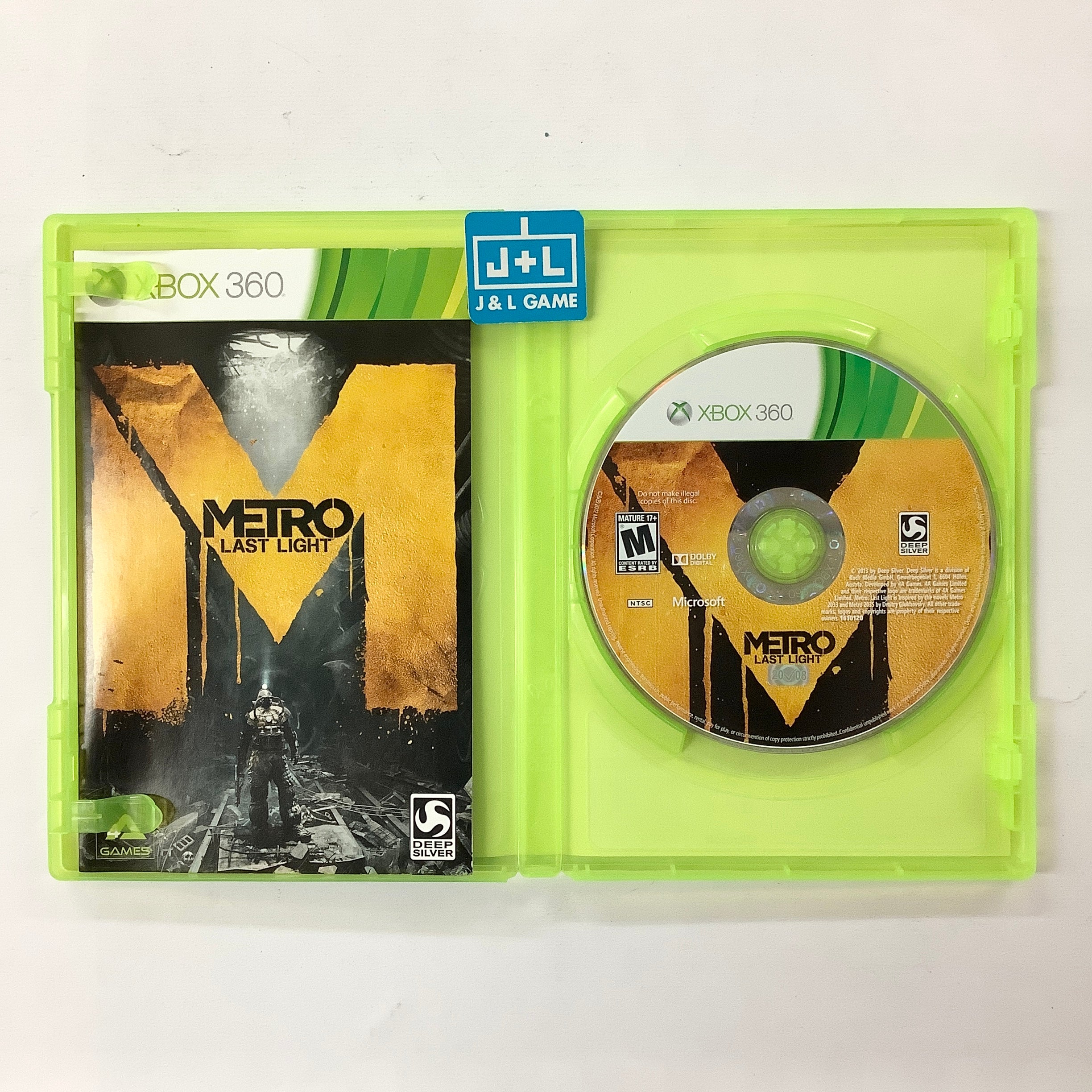 Metro: Last Light - Xbox 360 [Pre-Owned] Video Games Deep Silver   