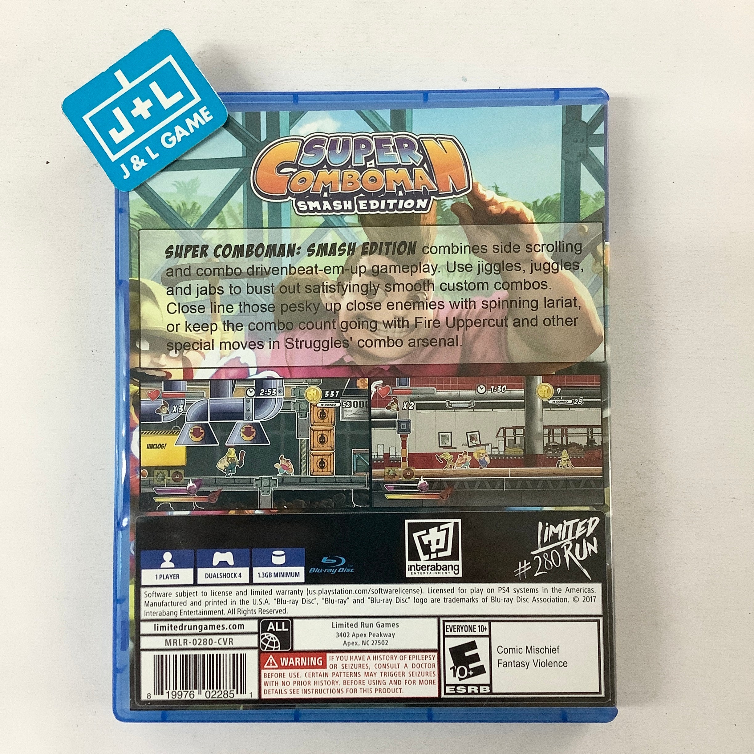 Super ComboMan: Smash Edition (Limited Run #280) - (PS4) PlayStation 4 [Pre-Owned] Video Games Limited Run Games   