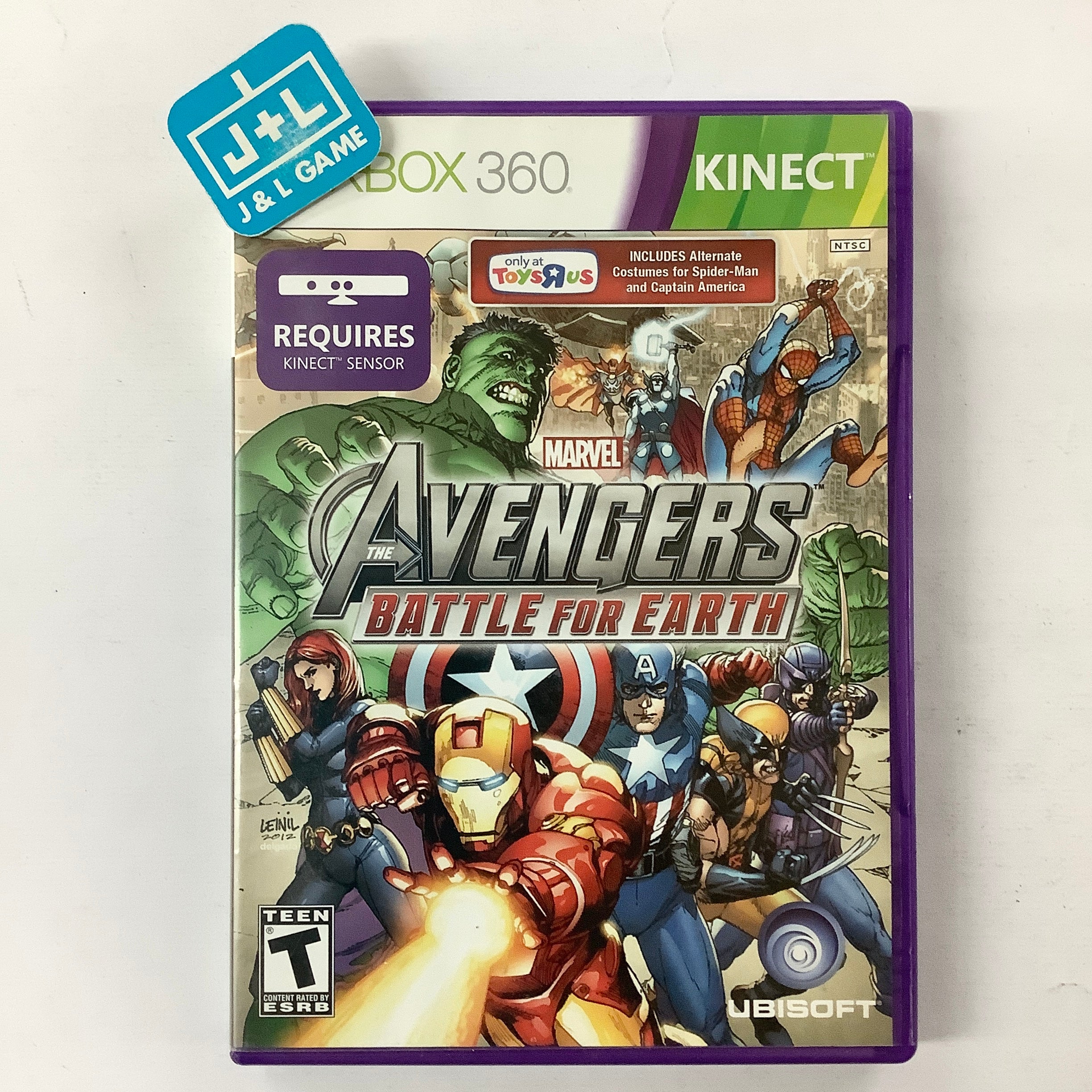 Marvel Avengers: Battle for Earth (Kinect Required) - Xbox 360 [Pre-Owned] Video Games Ubisoft   