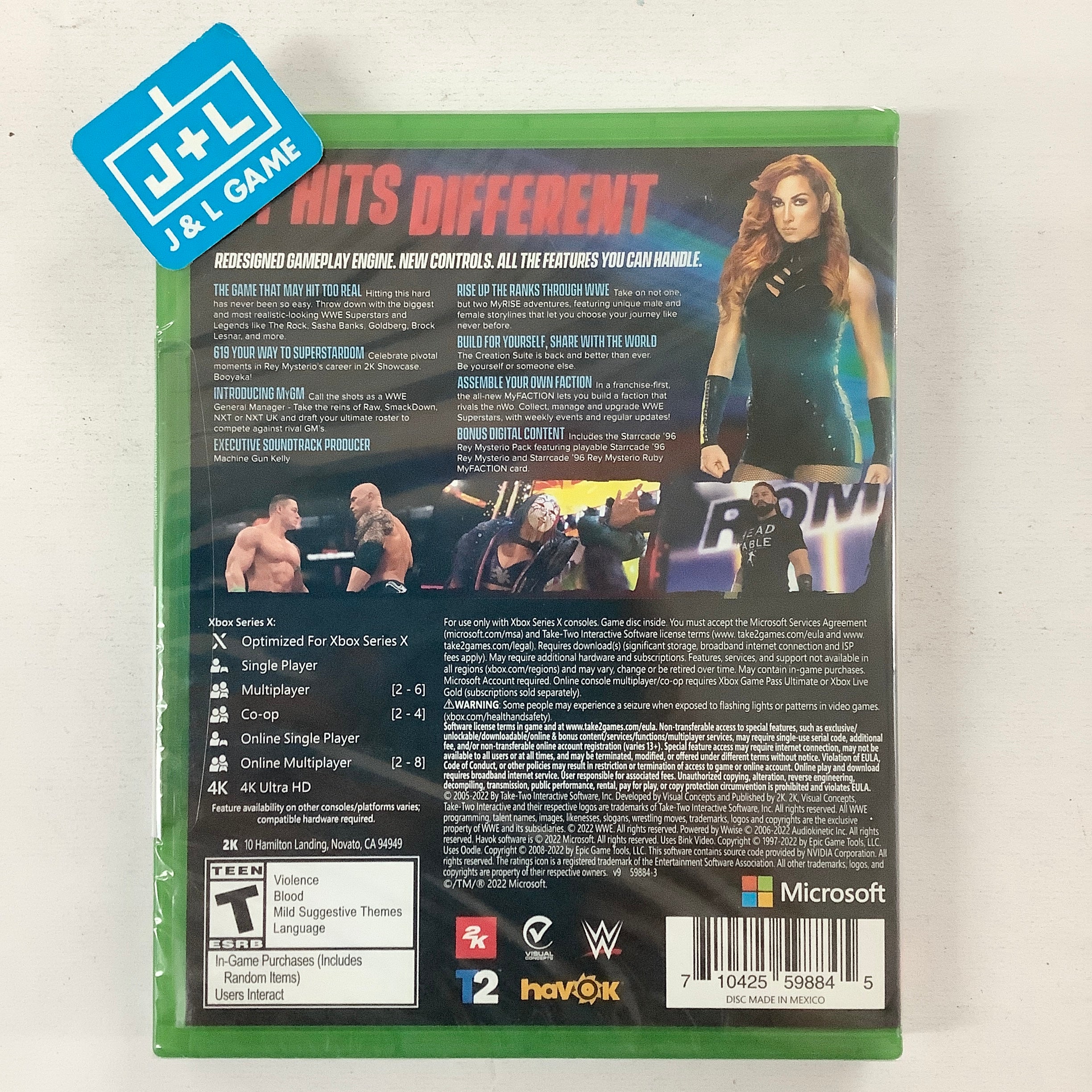 WWE 2K22 - (XSX) Xbox Series X Video Games 2K   