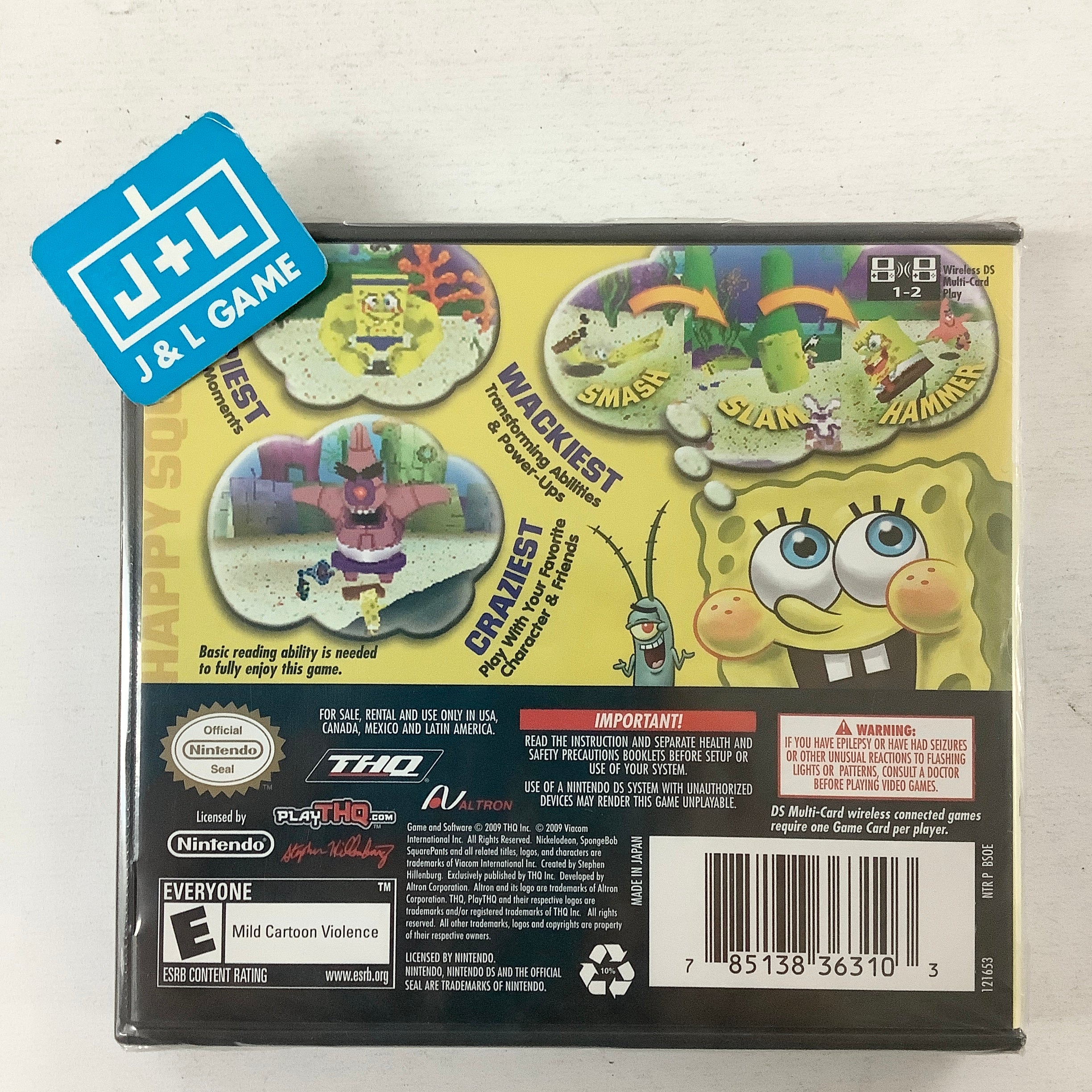 SpongeBob's Truth or Square - (NDS) Nintendo DS