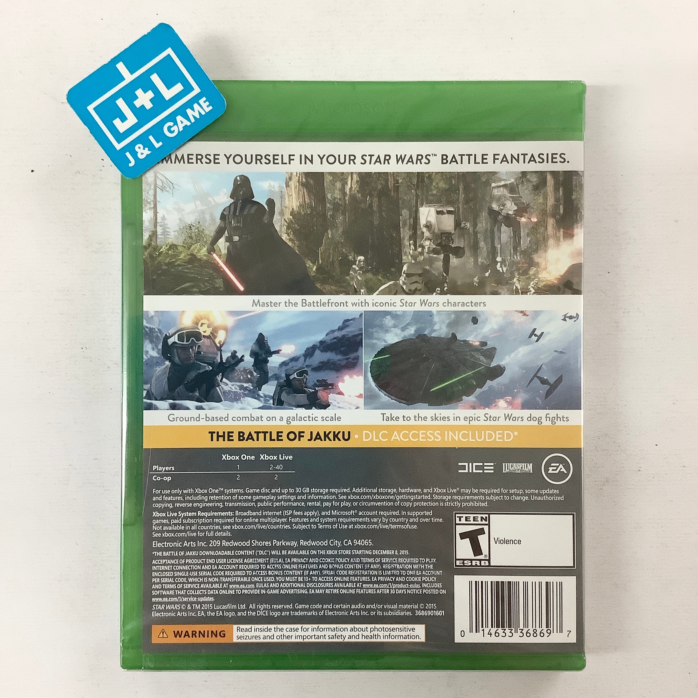 Star Wars Battlefront - (XB1) Xbox One Video Games Electronic Arts   