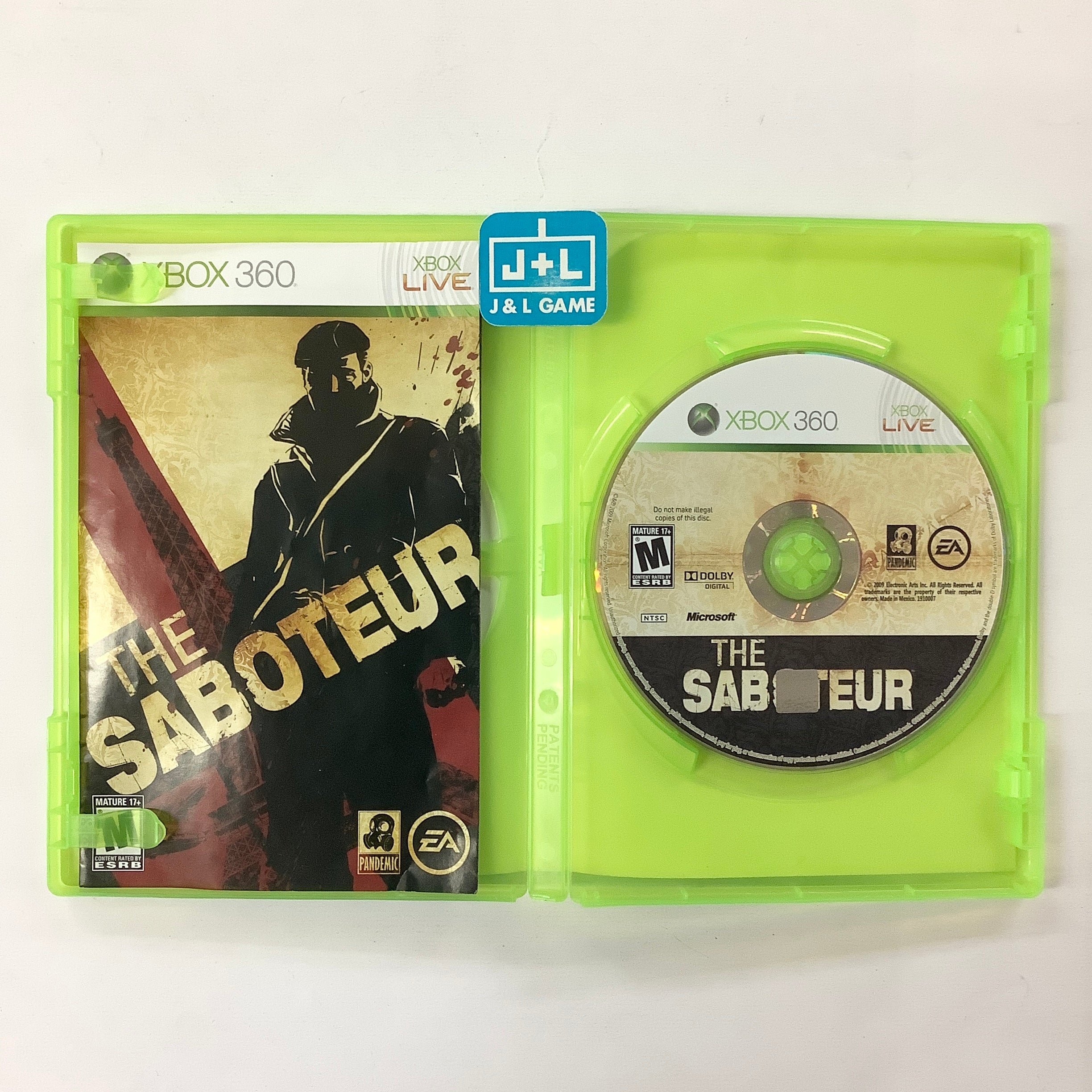 The Saboteur - Xbox 360 [Pre-Owned] Video Games Electronic Arts   