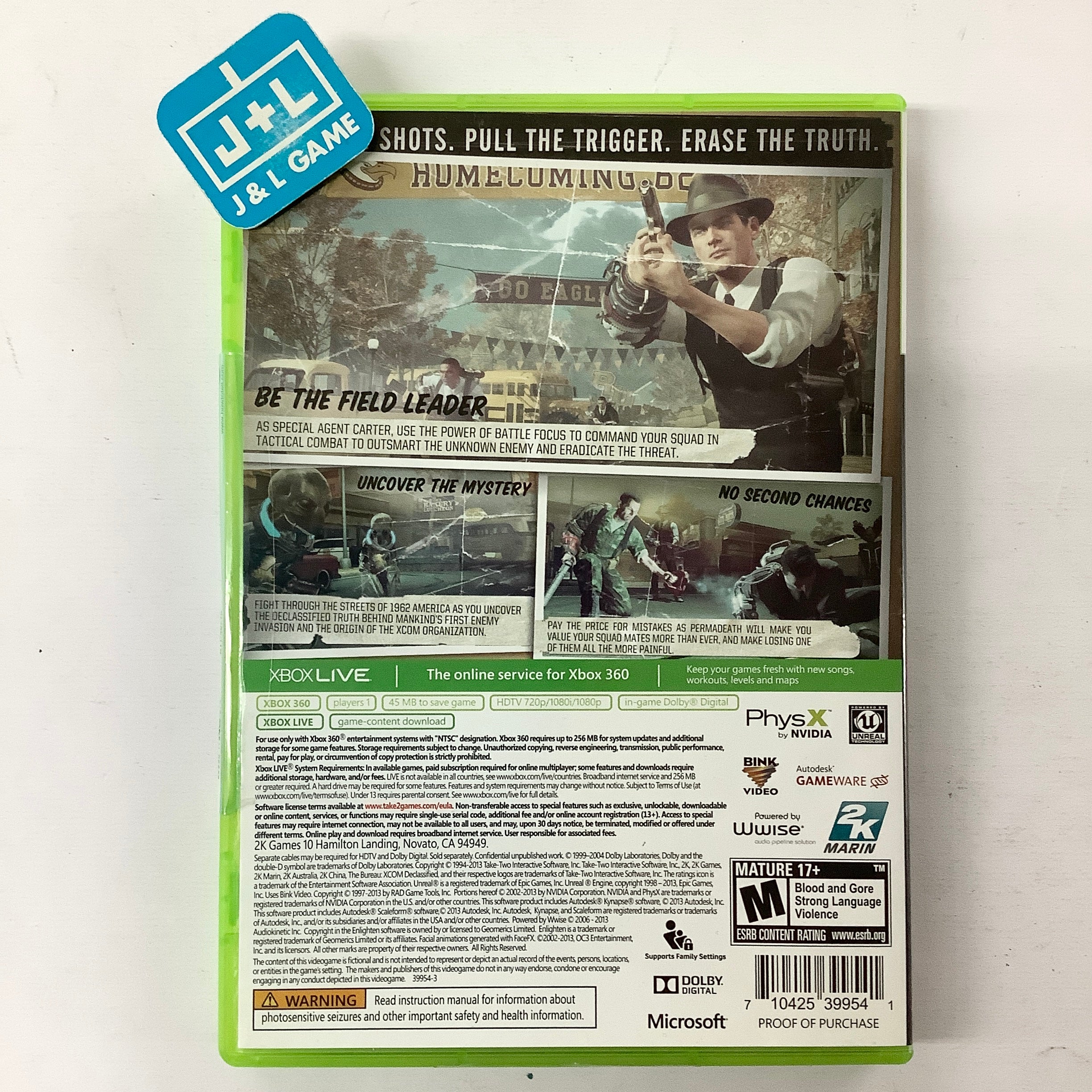 The Bureau: XCOM Declassified - Xbox 360 [Pre-Owned] Video Games 2K Games   