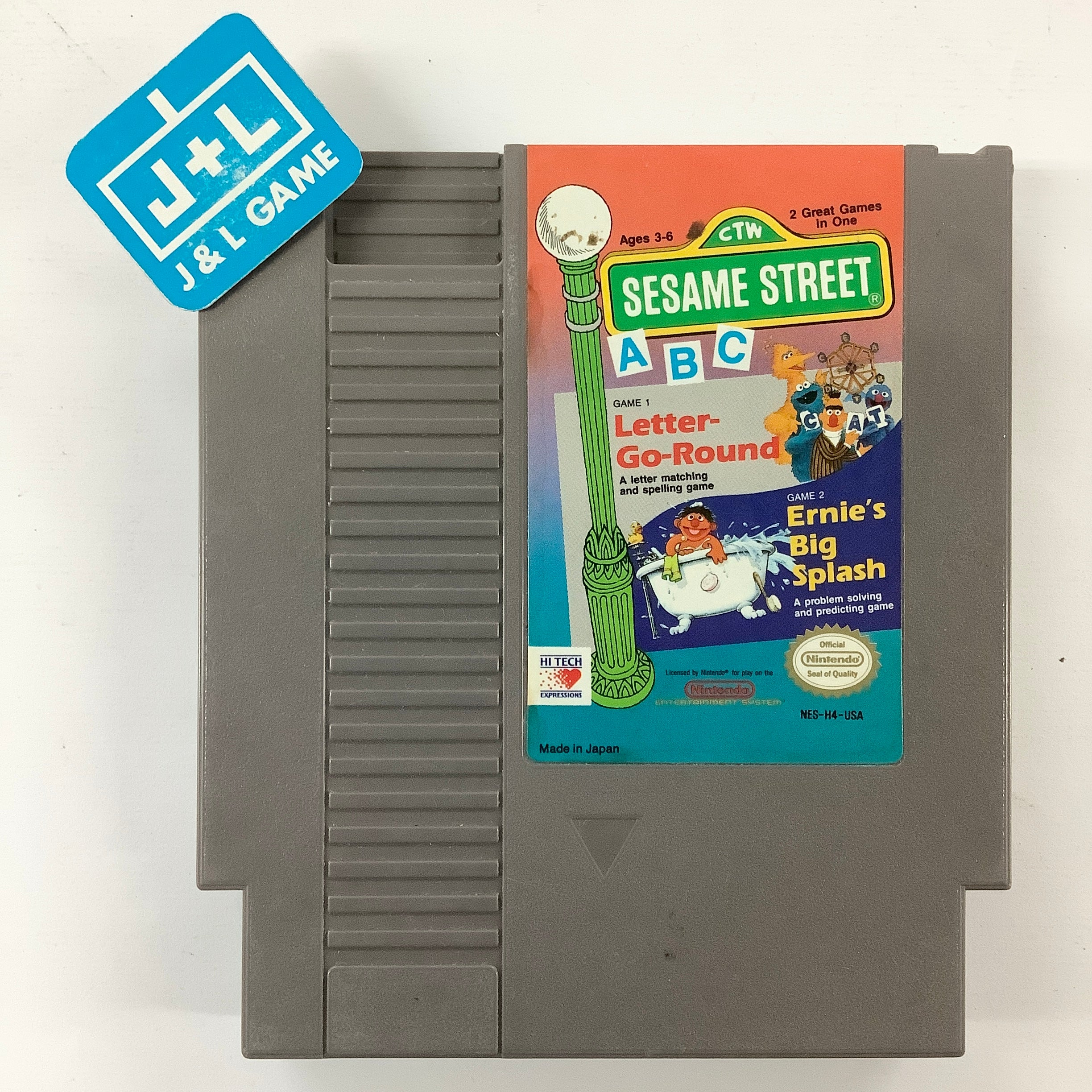 Sesame Street: ABC - (NES) Nintendo Entertainment System [Pre-Owned] Video Games Hi Tech Expressions   