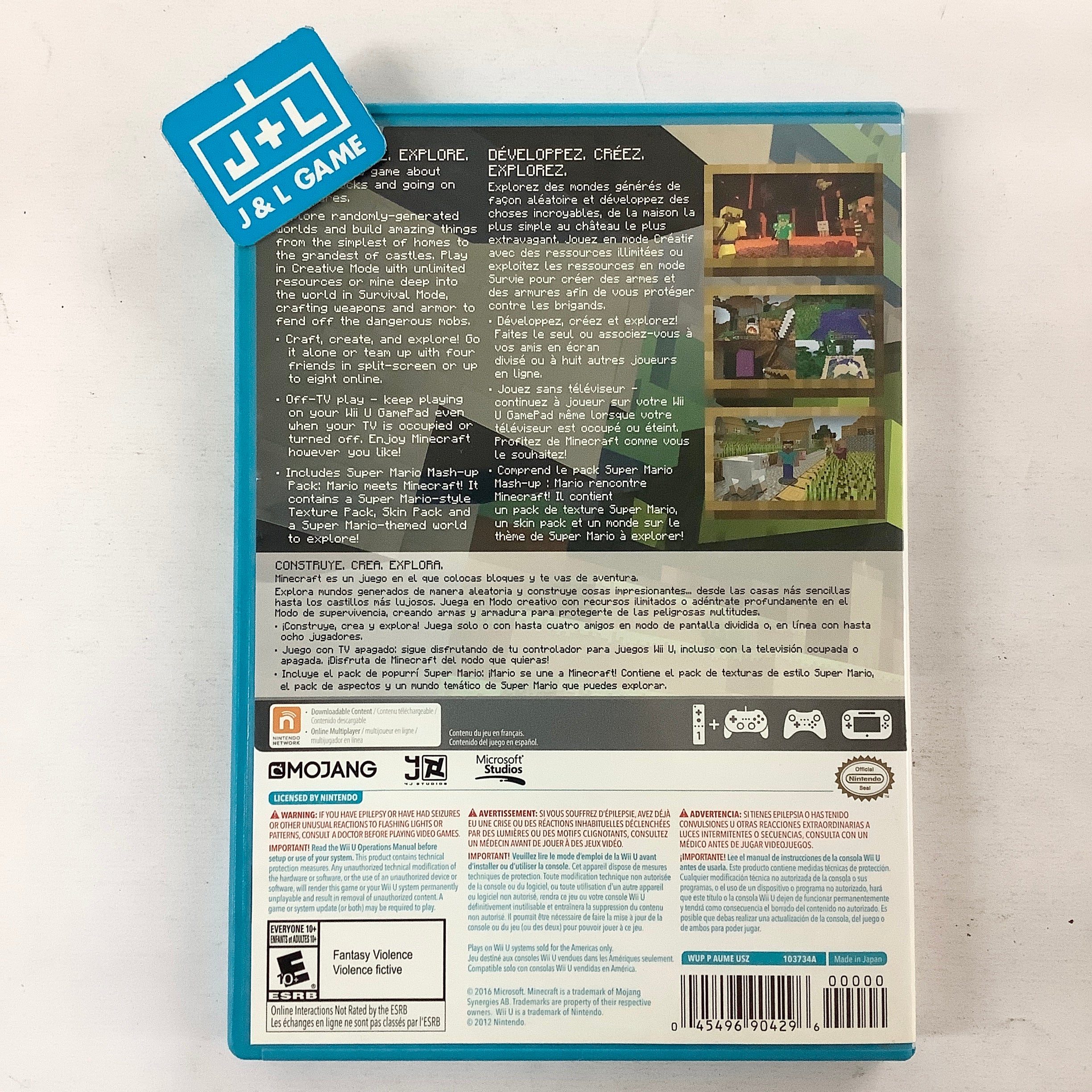 Minecraft: Wii U Edition - Nintendo Wii U [Pre-Owned] Video Games Microsoft   