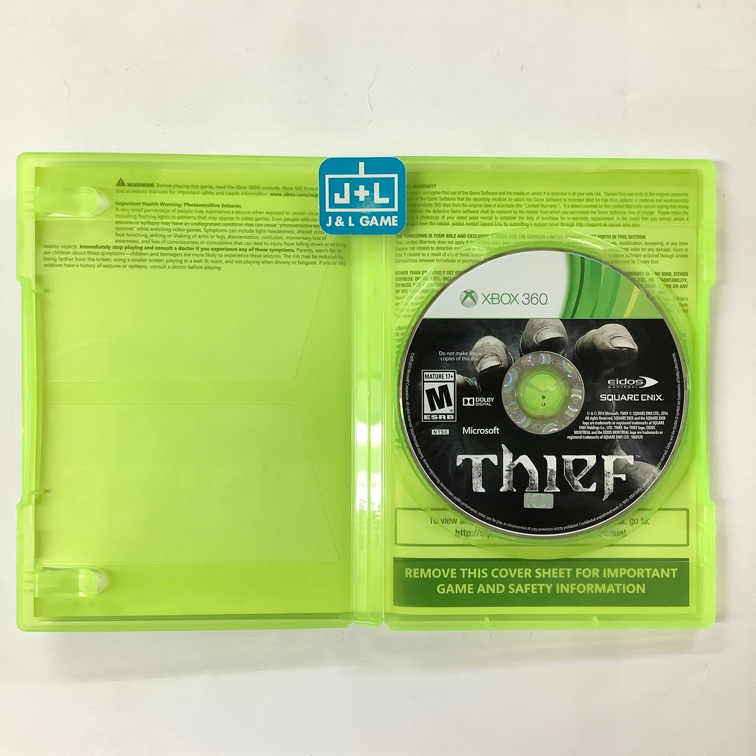 Thief - Xbox 360 [Pre-Owned] Video Games Square Enix   