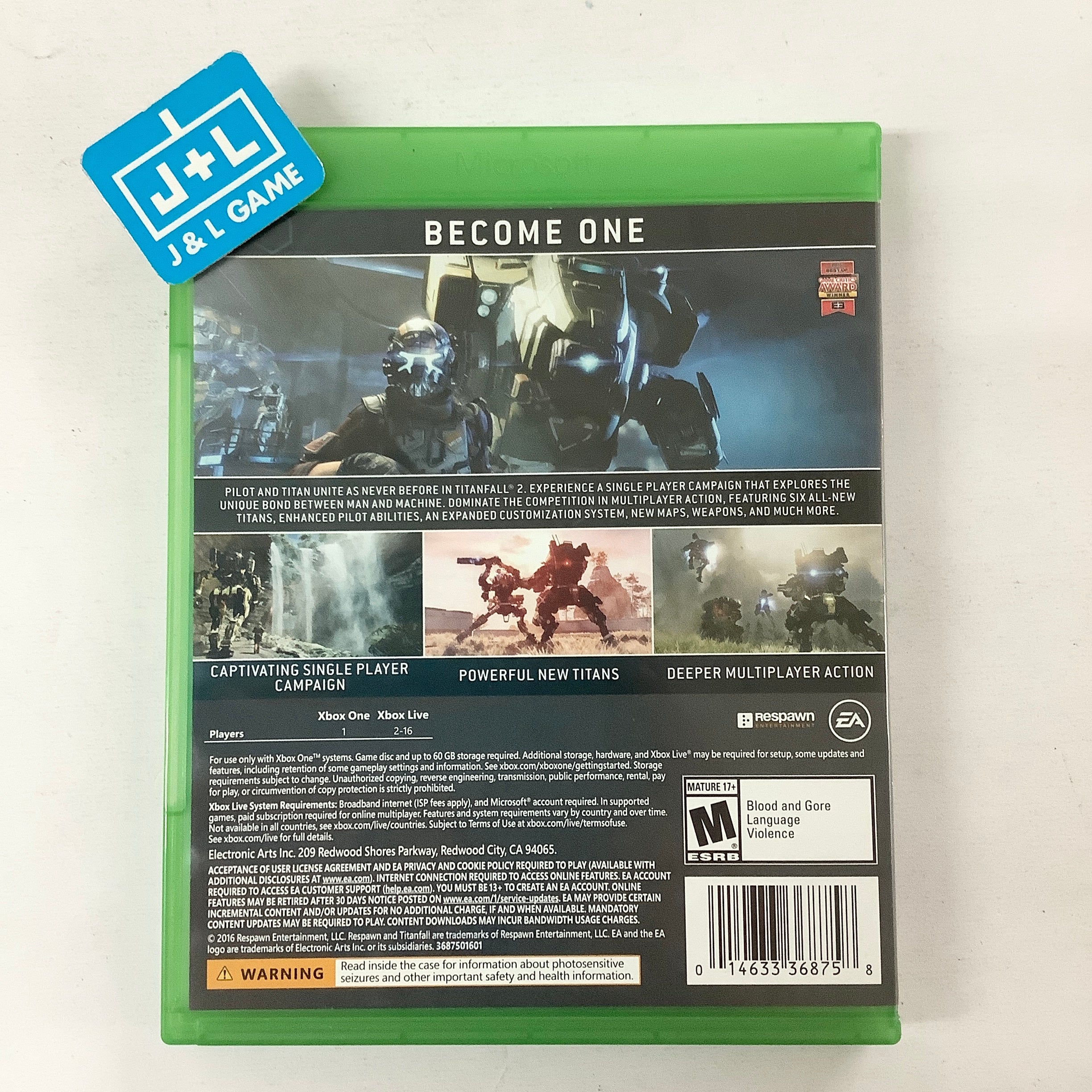 Titanfall 2 - (XB1) Xbox One [Pre-Owned] Video Games Electronic Arts   