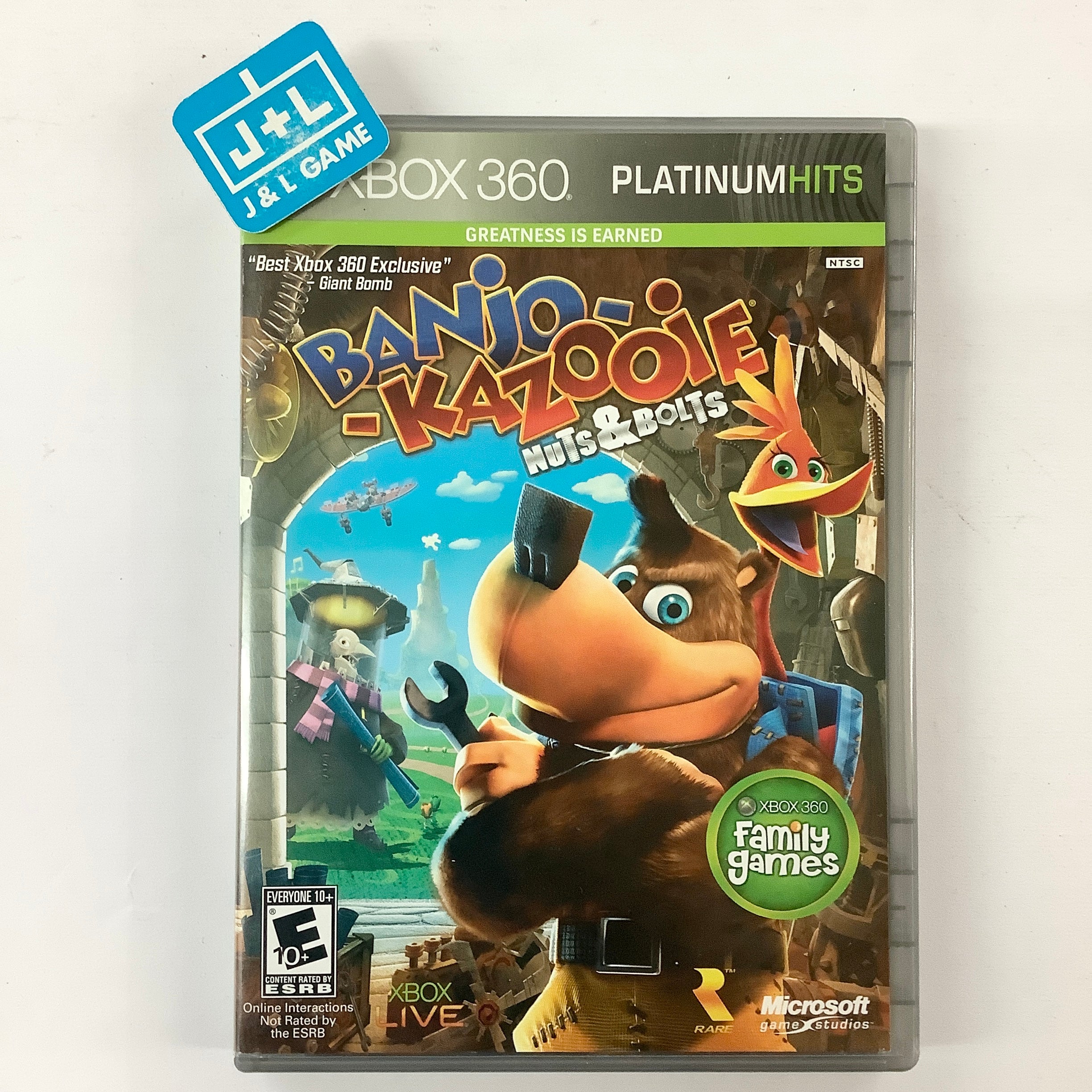 Banjo-Kazooie: Nuts & Bolts (Platinum Hits) - Xbox 360 [Pre-Owned] Video Games Microsoft Game Studios   