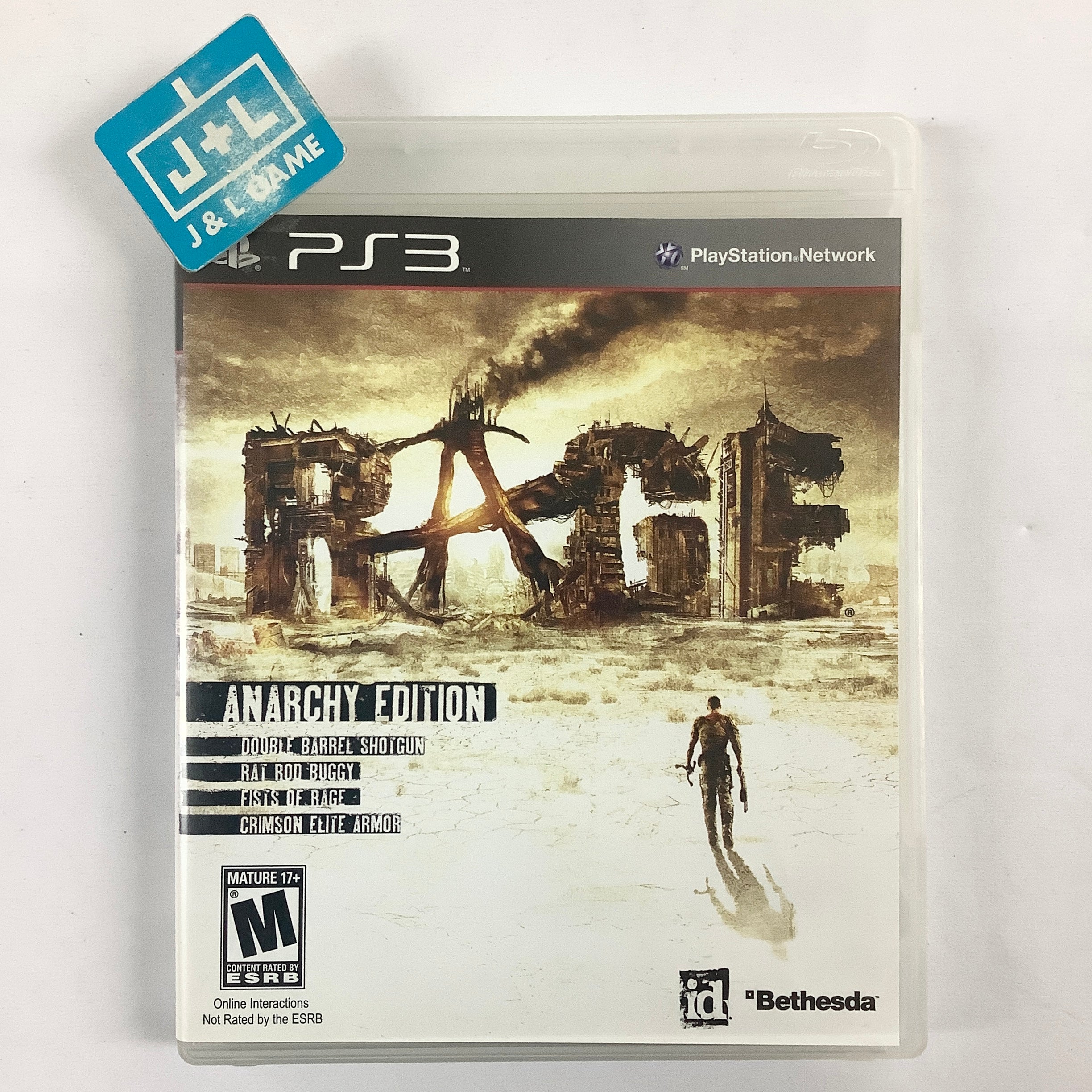 Rage (Anarchy Edition) - (PS3) PlayStation 3 [Pre-Owned] Video Games Bethesda Softworks   