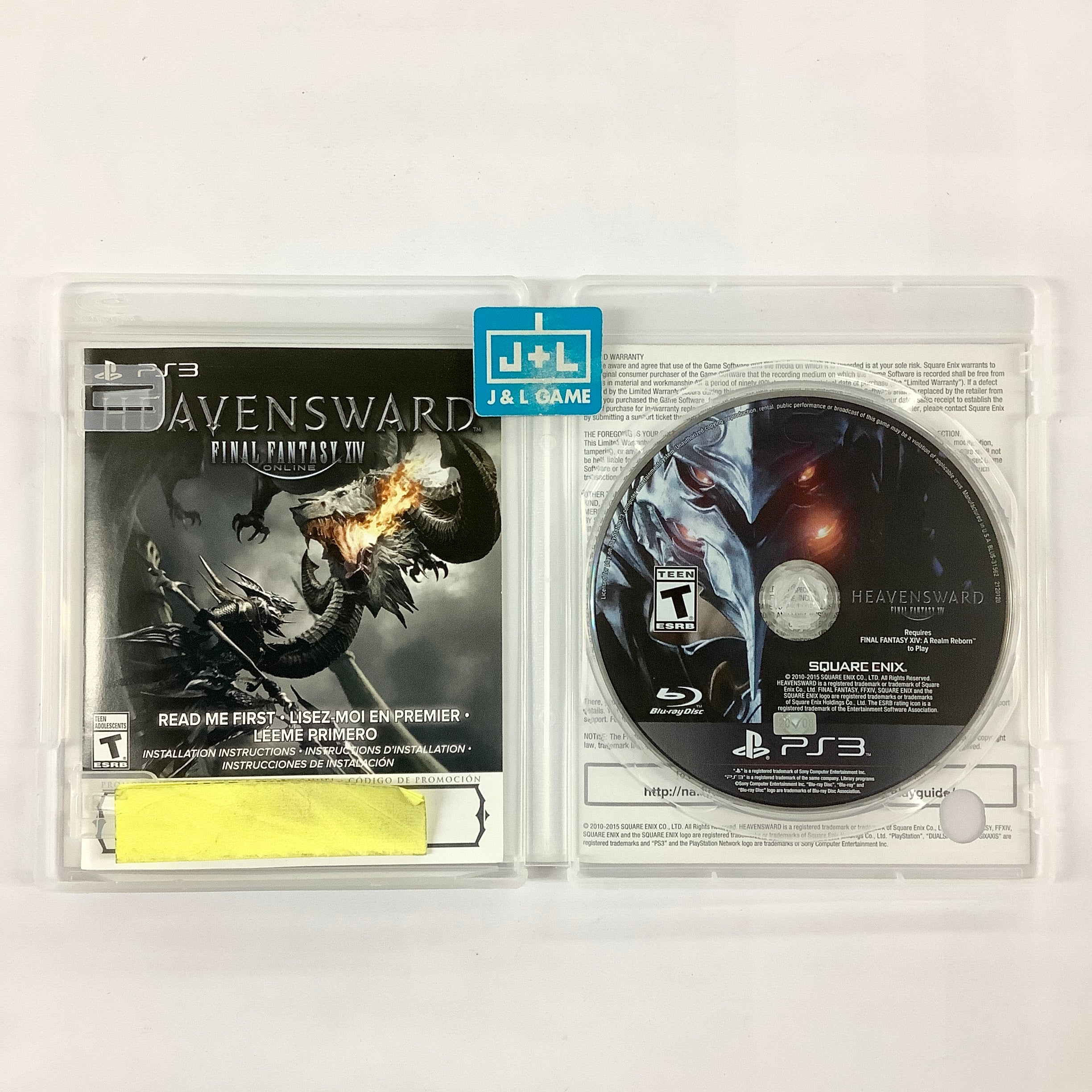 Final Fantasy XIV Online: Heavensward - (PS3) PlayStation 3 [Pre-Owned] Video Games Square Enix   