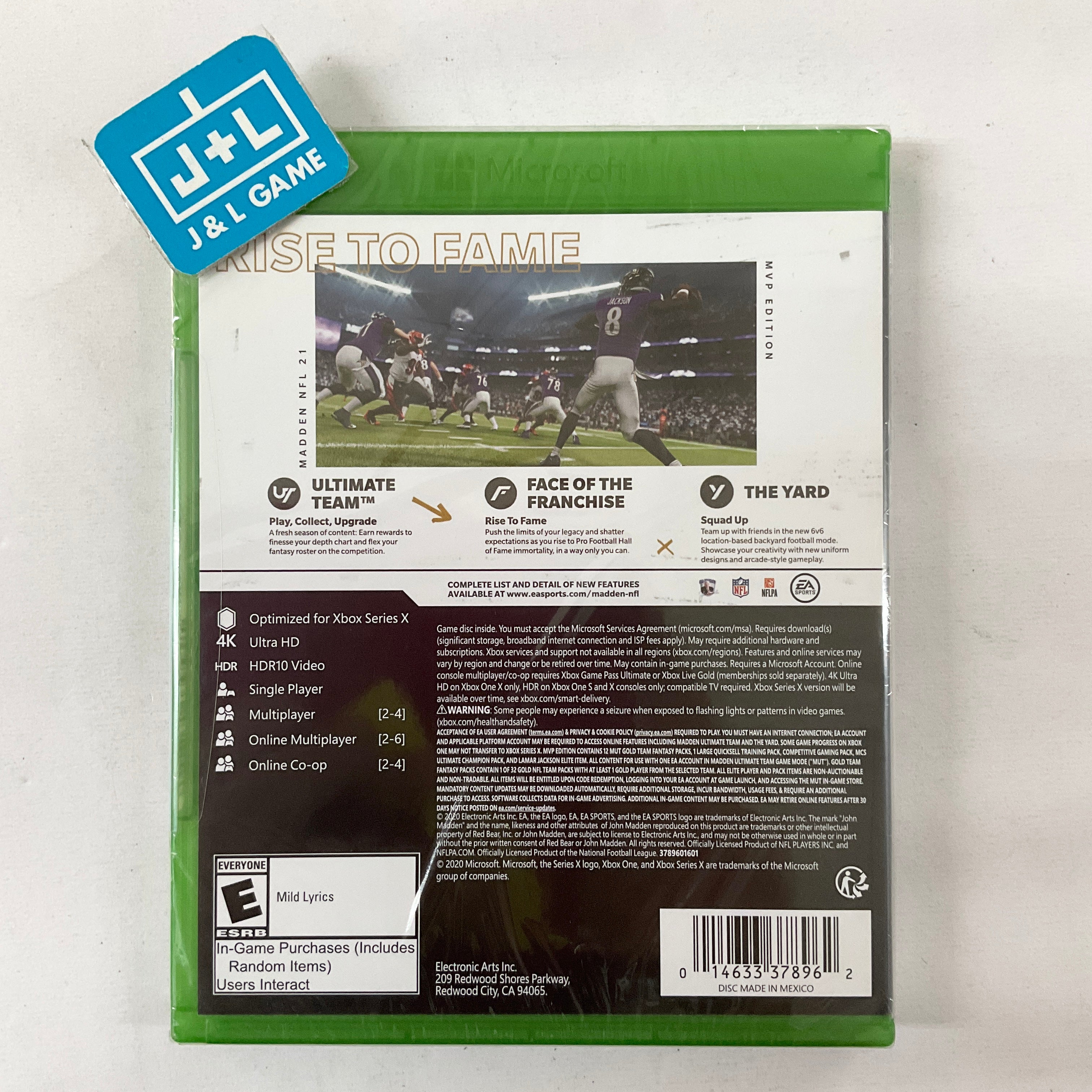 Madden NFL 21 (MVP Edition) - (XB1) Xbox One Video Games Electronic Arts   