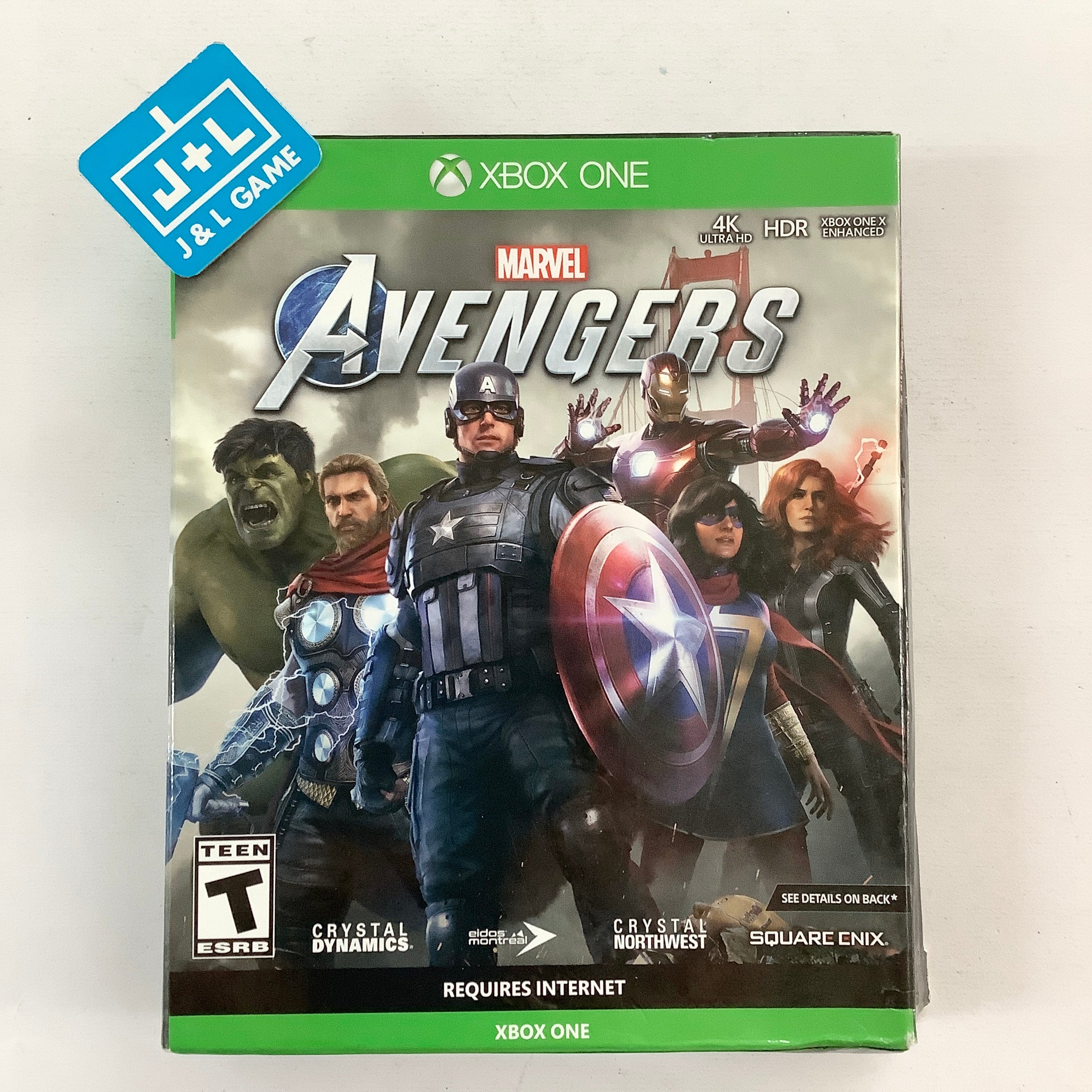 Marvel's Avengers (with patches) - (XB1) Xbox One [Pre-Owned] Video Games Square Enix   