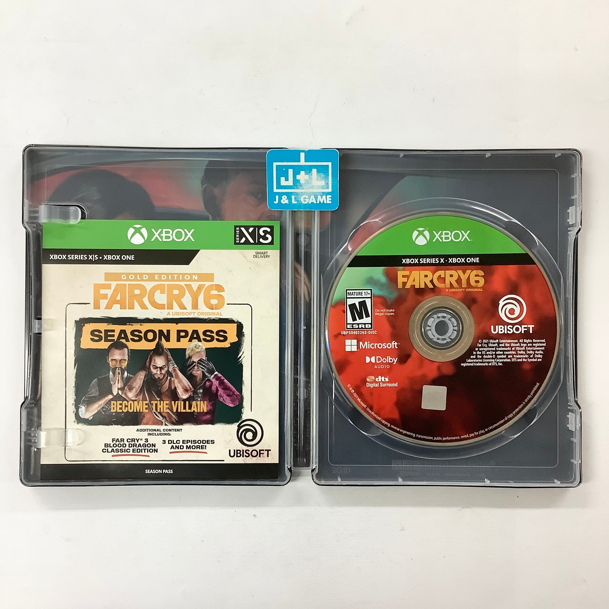 Far Cry 6 Gold Steelbook Edition - (XSX) Xbox Series X [Pre-Owned] Video Games Ubisoft   