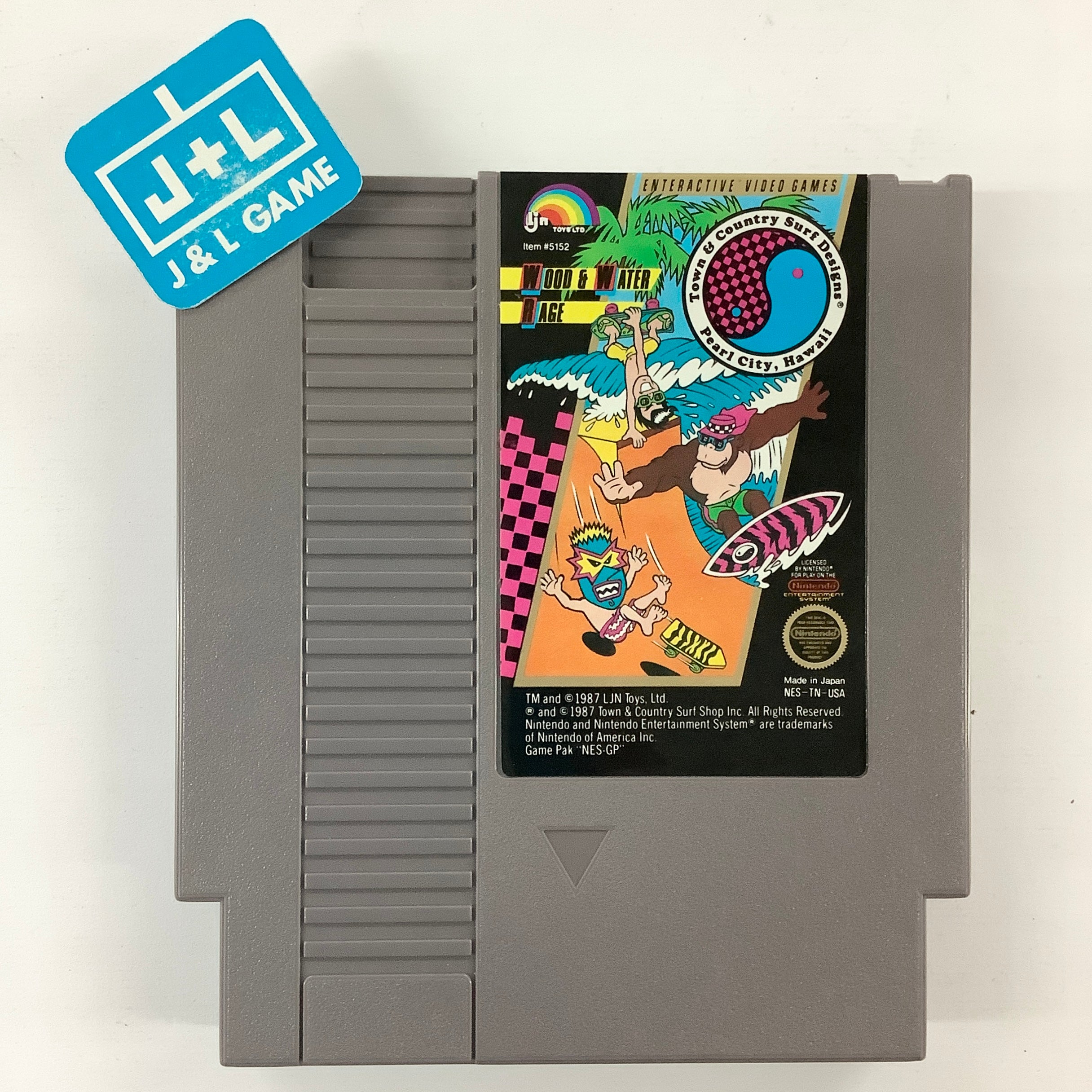 T&C Surf Designs: Wood & Water Rage - (NES) Nintendo Entertainment System [Pre-Owned] Video Games LJN Ltd.   