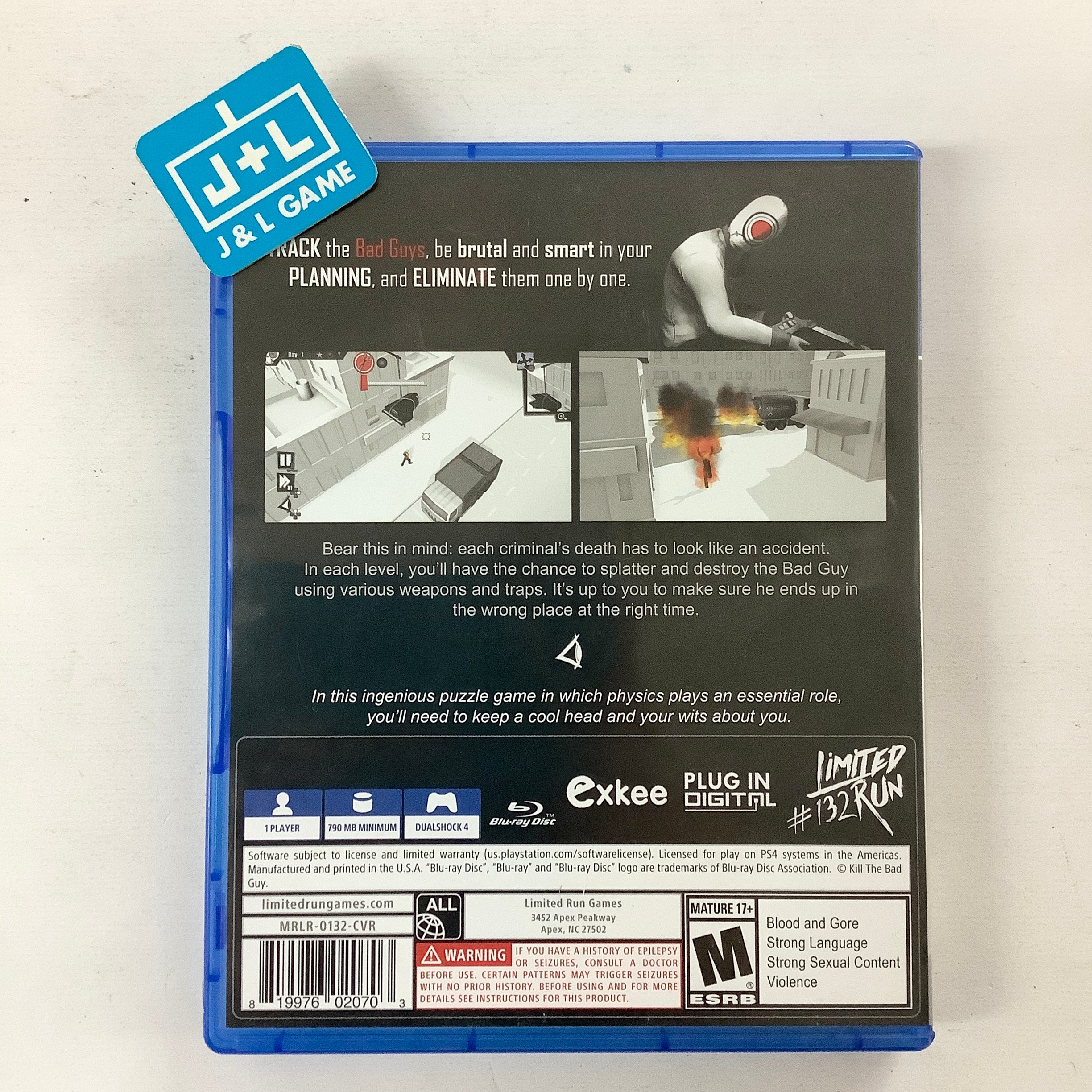 Kill the Bad Guy (Limited Run #132) - (PS4) PlayStation 4 [Pre-Owned] Video Games Limited Run Games   