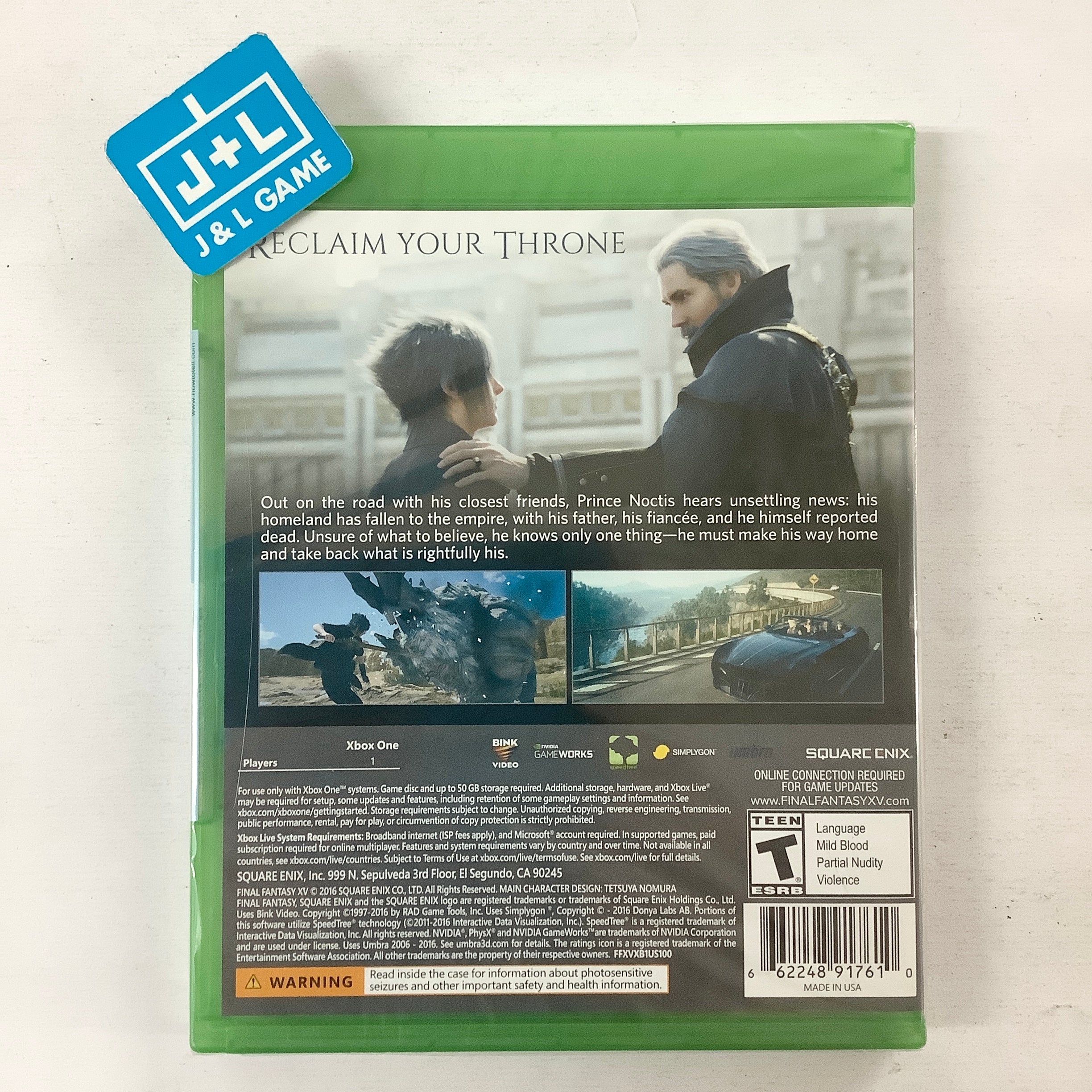 Final Fantasy XV - (XB1) Xbox One Video Games Square Enix   