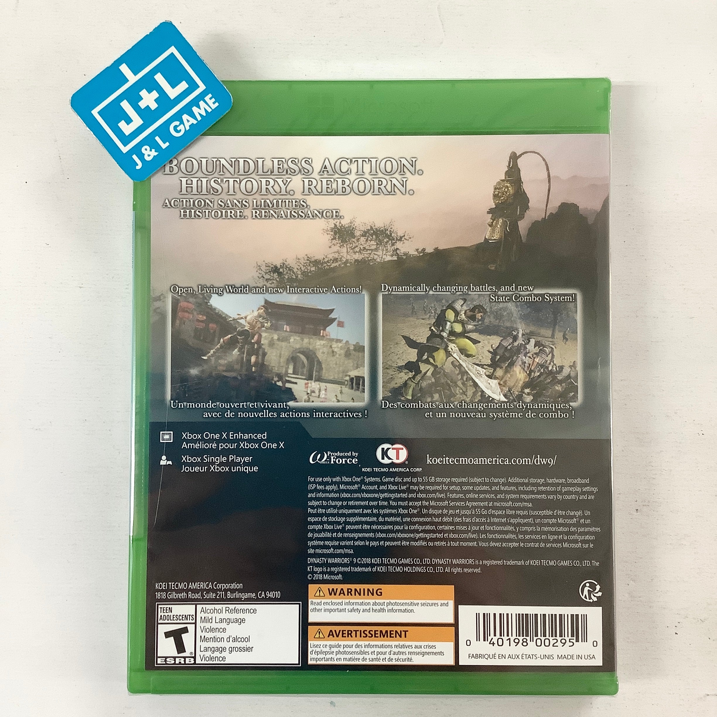 Dynasty Warriors 9 - (XB1) Xbox One Video Games Koei Tecmo   